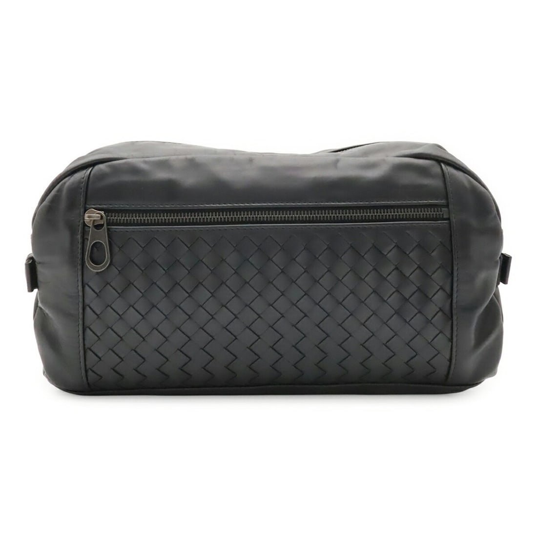 BOTTEGA VENETA Bottega Veneta Intrecciato Bag Body Waist Leather Black 361013: --- Catalog ---Category: SizeSize (HxWxD): 17cm x 29cm x 8.5cm / 6.69'' x 11.41'' x 3.34''Category: DesignType: Sling bagColor: BlackGender: WomenMaterial: Leather Category: GeneralMPN: 361013Brand: B