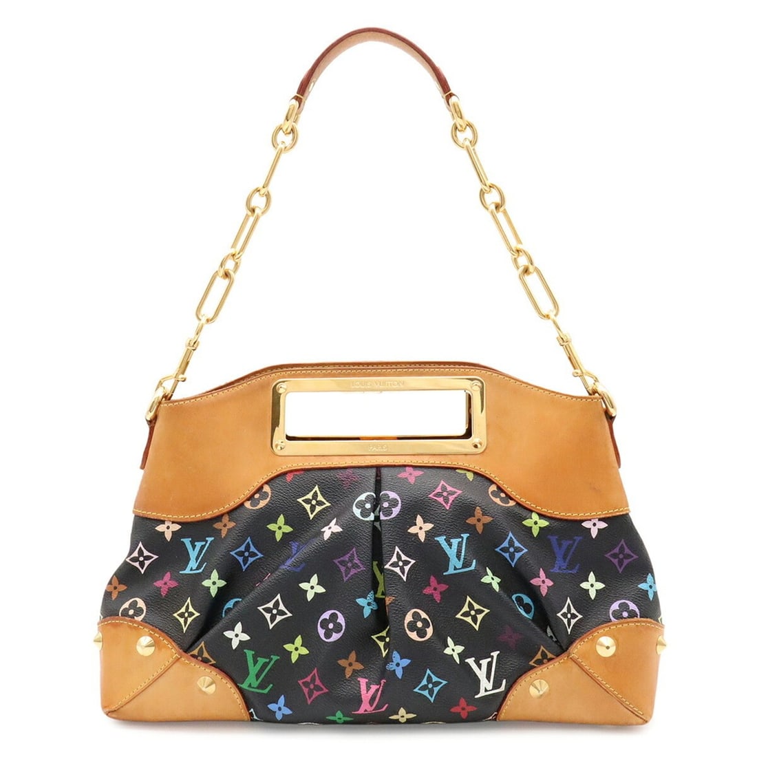 LOUIS VUITTON Louis Vuitton Monogram Multicolor Judy MM Handbag Shoulder Bag Noir Black M40256: --- Catalog ---Category: SizeSize (HxWxD): 25cm x 36cm x 9cm / 9.84'' x 14.17'' x 3.54''Category: DesignType: Handbag, Shoulder bagColor: Black, MonogramGender: WomenMaterial: Monogram Multicolore Cat