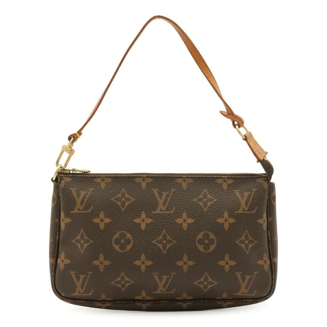 LOUIS VUITTON Louis Vuitton Monogram Pochette Accessoires Handbag Pouch - Bag M51980: --- Catalog ---Category: SizeSize (HxWxD): 13cm x 21.5cm x 4cm / 5.11'' x 8.46'' x 1.57''Category: DesignType: Handbag, Pochette, PouchColor: Brown, MonogramGender: WomenMaterial: Monogram Category: G