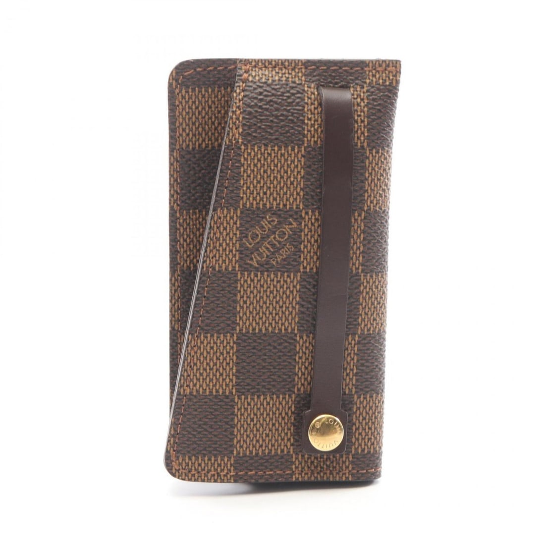 Louis Vuitton Clochette PM Damier Ebene Key Case, Women's Accessory, Brown, N62661: --- Catalog ---Category: DesignType: KeycaseColor: BrownGender: Women,MenMaterial: Damier Canvas , PVC Category: GeneralMPN: N62661Brand: Louis VuittonCategory: Physical PropertiesSize (HxWxD): 11.5cm