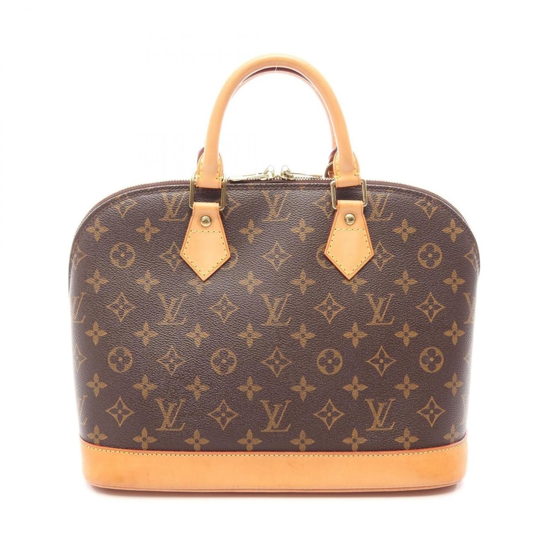 Louis Vuitton Alma PM Monogram Handbag, Coated Canvas Leather, Women's, Brown, M51130: --- Catalog ---Category: SizeSize (HxWxD): 23.5cm x 32cm x 16cm / 9.25'' x 12.59'' x 6.29''Category: DesignType: HandbagColor: Brown, MonogramGender: WomenMaterial: Monogram , Leather Category: Genera