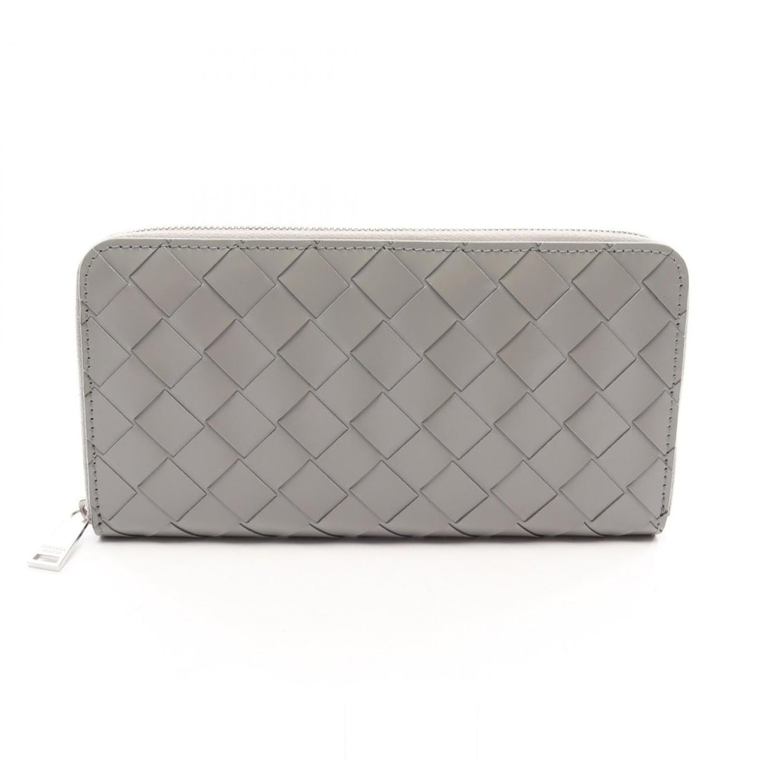 Bottega Veneta Intrecciato Round Long Wallet, Leather, Men's/Women's, Gray: --- Catalog ---Category: SizeSize (HxWxD): 10cm x 19cm x 2cm / 3.93'' x 7.48'' x 0.78''Category: DesignType: Long wallet (bi-fold)Color: GrayGender: Men,WomenMaterial: Intrecciato Category: GeneralBra