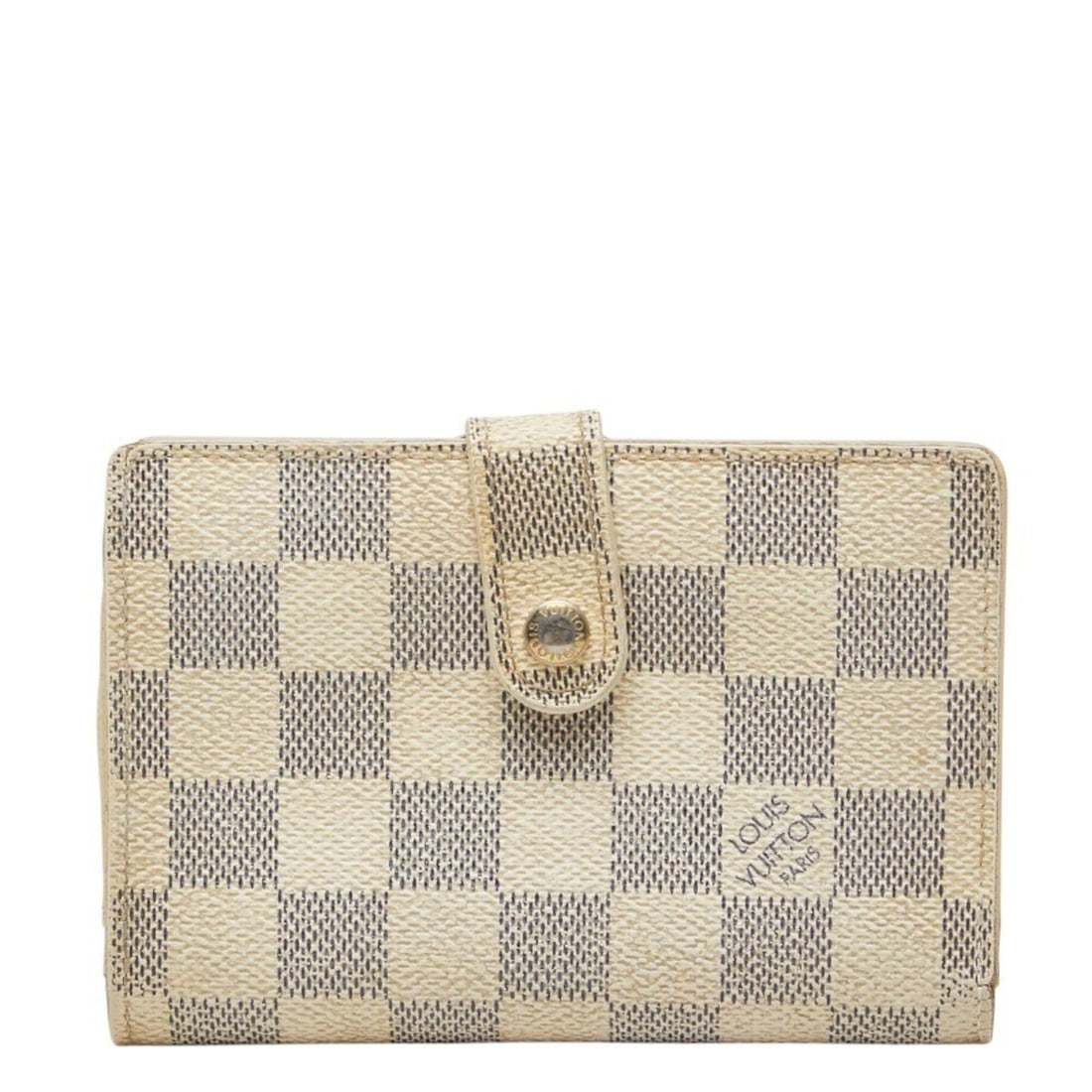 Louis Vuitton Damier Azur Portefeuille Viennois Bi-fold Wallet N61676 White Leather Women's LOUIS: --- Catalog ---Category: SizeSize (HxWxD): 13.5cm x 9cm x 2.5cm / 5.31'' x 3.54'' x 0.98''Category: DesignType: Wallet (bi-fold)Color: WhiteGender: WomenMaterial: PVC , Leather Category: GeneralBrand: