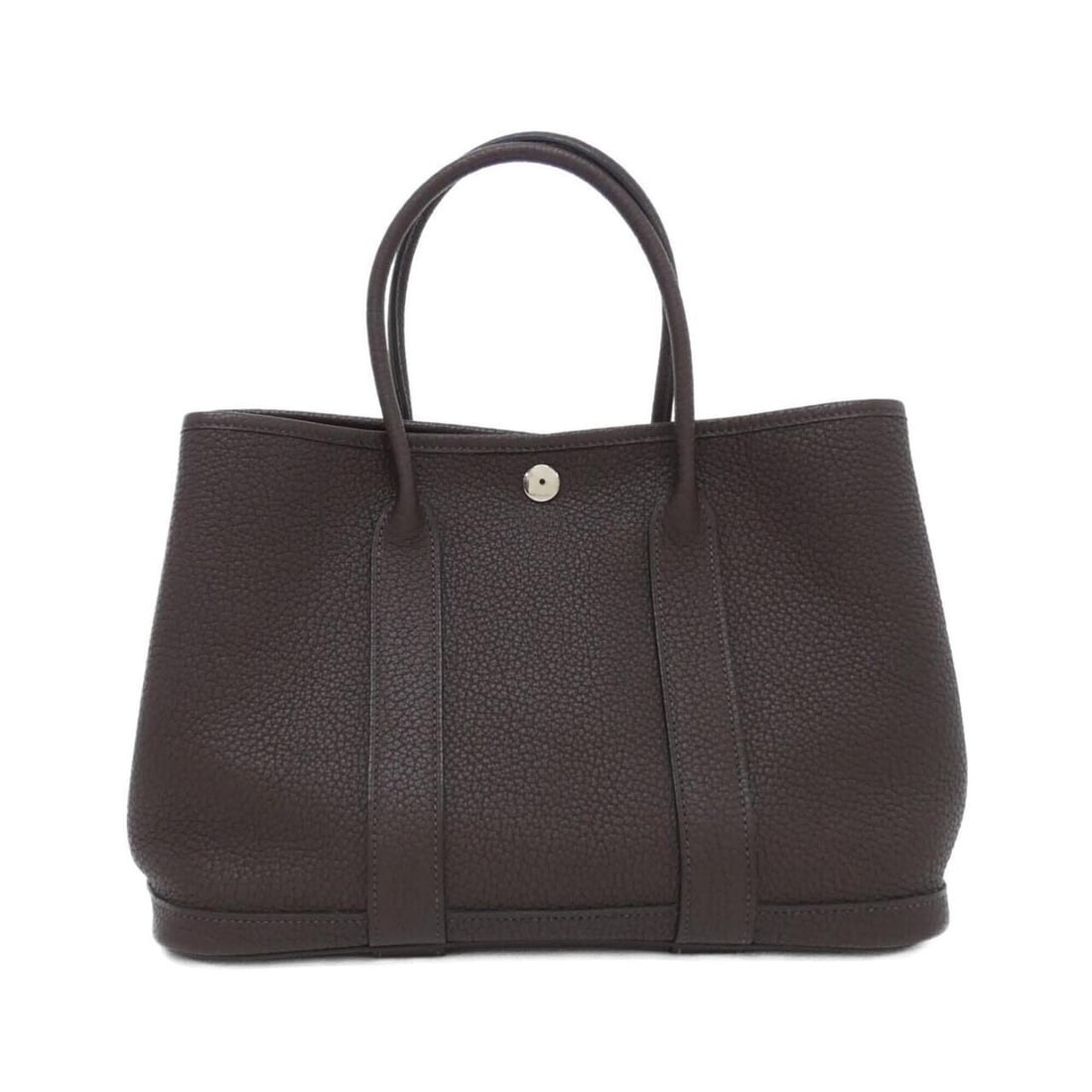Hermes Garden Party 30cm 051568CK Handbag: --- Catalog ---Category: SizeSize (HxWxD): 21cm x 30cm x 13.5cm / 8.26'' x 11.81'' x 5.31''Category: DesignType: HandbagColor: EbeneGender: WomenMaterial: Negonda leather Hardware Color: SilverCategor
