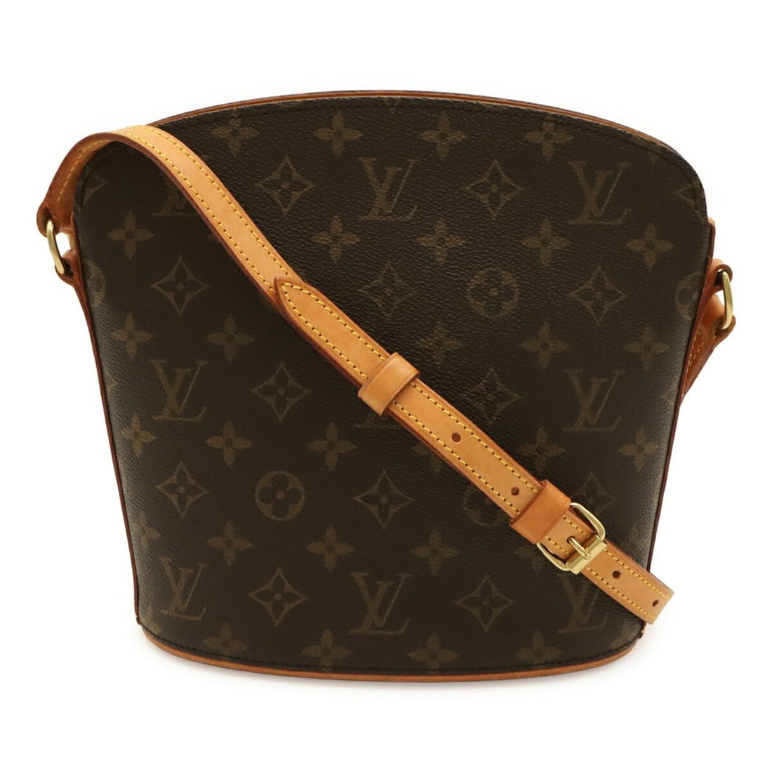 LOUIS VUITTON Louis Vuitton Monogram Druot Shoulder Bag M51290: --- Catalog ---Category: SizeSize (HxWxD): 22cm x 24.5cm x 10cm / 8.66'' x 9.64'' x 3.93''Category: DesignType: Shoulder bagColor: BrownGender: WomenMaterial: Monogram , Canvas , PVC , Coated canvas C