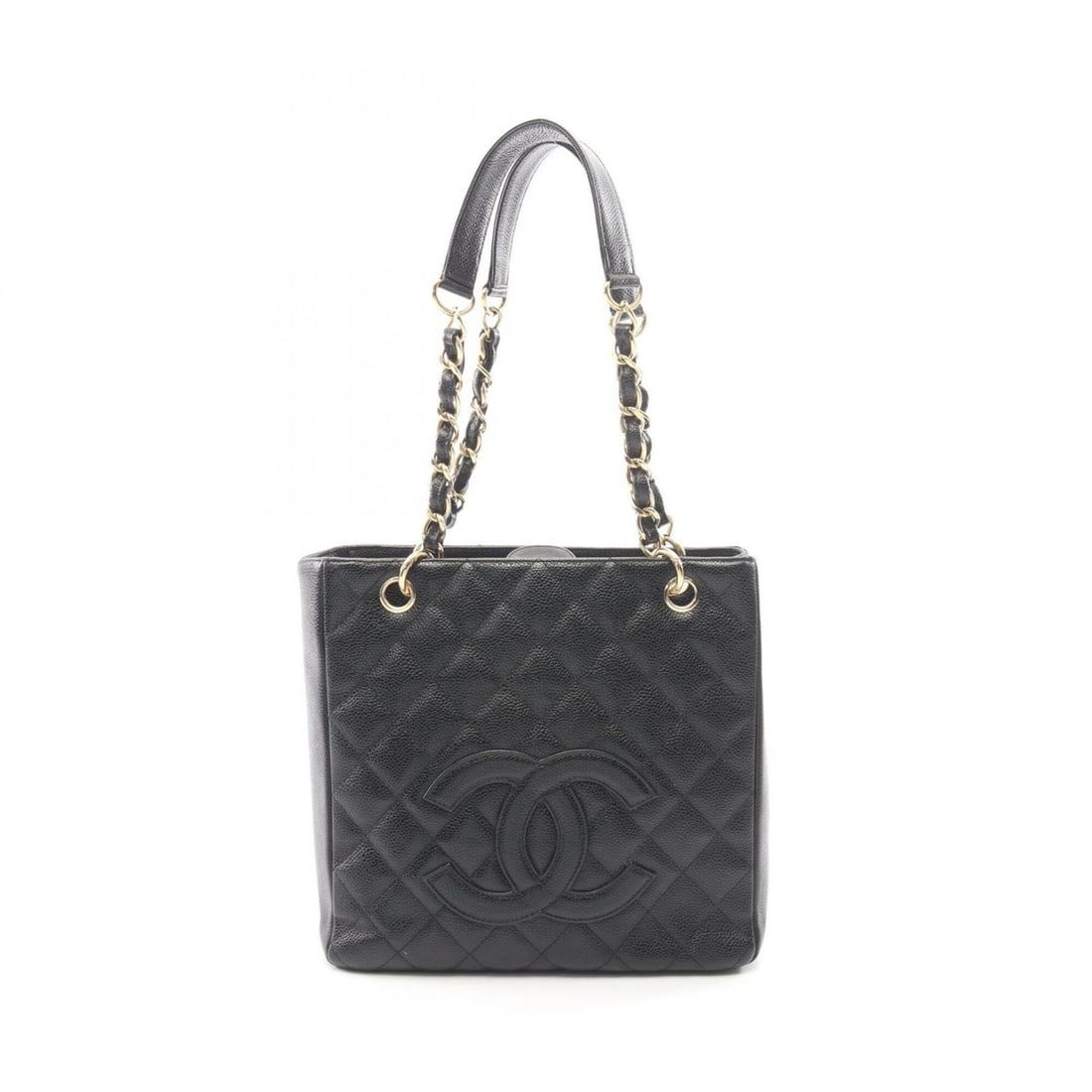 Chanel Matelassé PST Tote Bag Handbag, Caviar Leather (Grained Calfskin), Women's, Black, A20994: --- Catalog ---Category: SizeSize (HxWxD): 24cm x 24cm x 8cm / 9.44'' x 9.44'' x 3.14''Category: DesignType: Handbag, Tote bagColor: BlackGender: WomenMaterial: Grained Calfskin Category: GeneralMPN: 