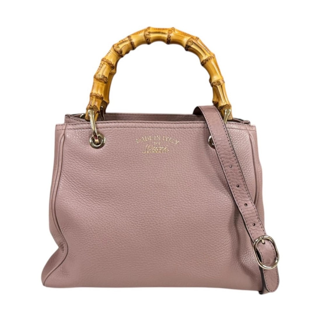 Gucci Bamboo Shoulder Bag, Handbag, Leather, 336032, Pink, Women's, GUCCI, 2-way: --- Catalog ---Category: SizeSize (HxWxD): 23cm x 28cm x 12.5cm / 9.05'' x 11.02'' x 4.92''Category: DesignType: Handbag, Shoulder bagColor: PinkGender: WomenMaterial: Bamboo Category: GeneralBrand: G