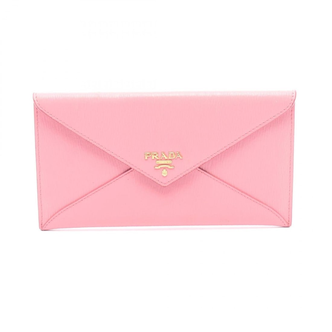 Prada Envelope Bi-fold Long Wallet, Leather, Women's, Pink: --- Catalog ---Category: SizeSize (HxWxD): 11cm x 20cm x 5.00mm / 4.33'' x 7.87'' x 0.19''Category: DesignType: Long wallet (bi-fold)Color: PinkGender: WomenMaterial: Leather Category: GeneralBrand: P