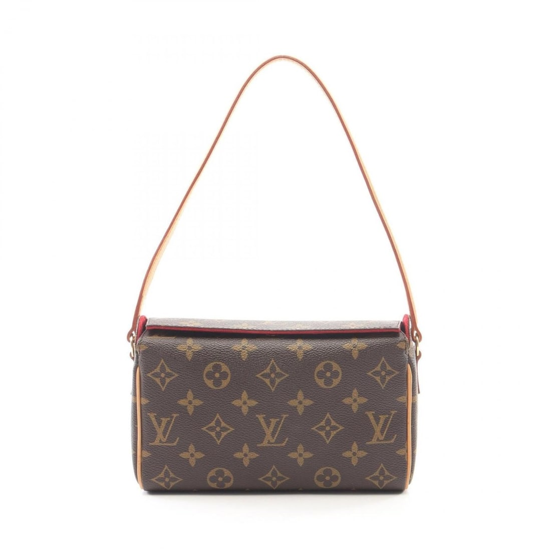 Louis Vuitton LOUIS VUITTON Recital Monogram Handbag, Coated Canvas Leather, Women's, Brown, M51900 (1 of 9)