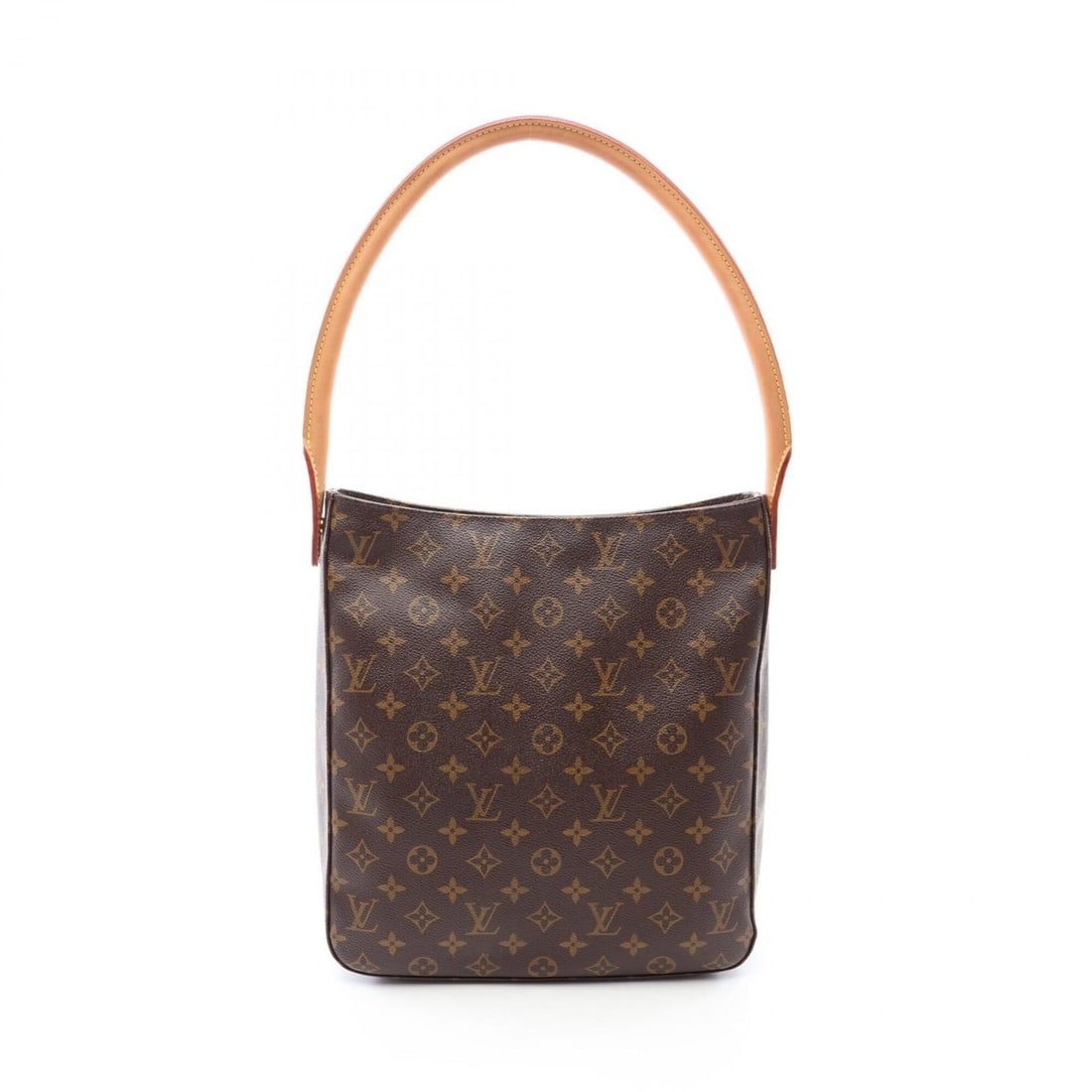 Louis Vuitton Looping GM Monogram Shoulder Bag/Handbag, Coated Canvas and Leather, Women's, Brown,: --- Catalog ---Category: SizeSize (HxWxD): 31cm x 28.5cm x 11cm / 12.2'' x 11.22'' x 4.33''Category: DesignType: Handbag, Shoulder bagColor: Brown, MonogramGender: WomenMaterial: Monogram Category: Ge