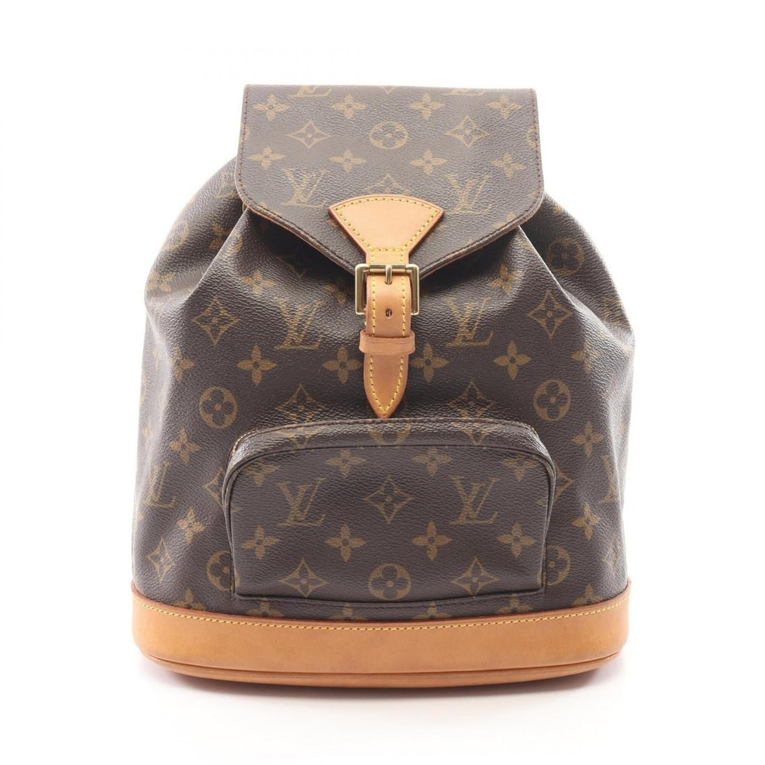 Louis Vuitton Montsouris MM Monogram Backpack/Handbag, Coated Canvas and Leather, Women's, Brown, (1 of 11)