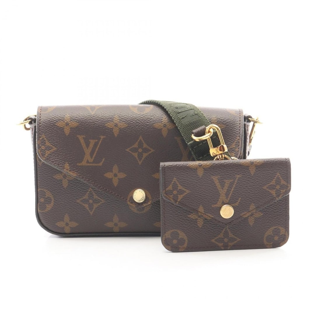 Louis Vuitton Multi Pochette Felicie Shoulder Bag/Handbag, Coated Canvas, Monogram, Women's, (1 of 9)