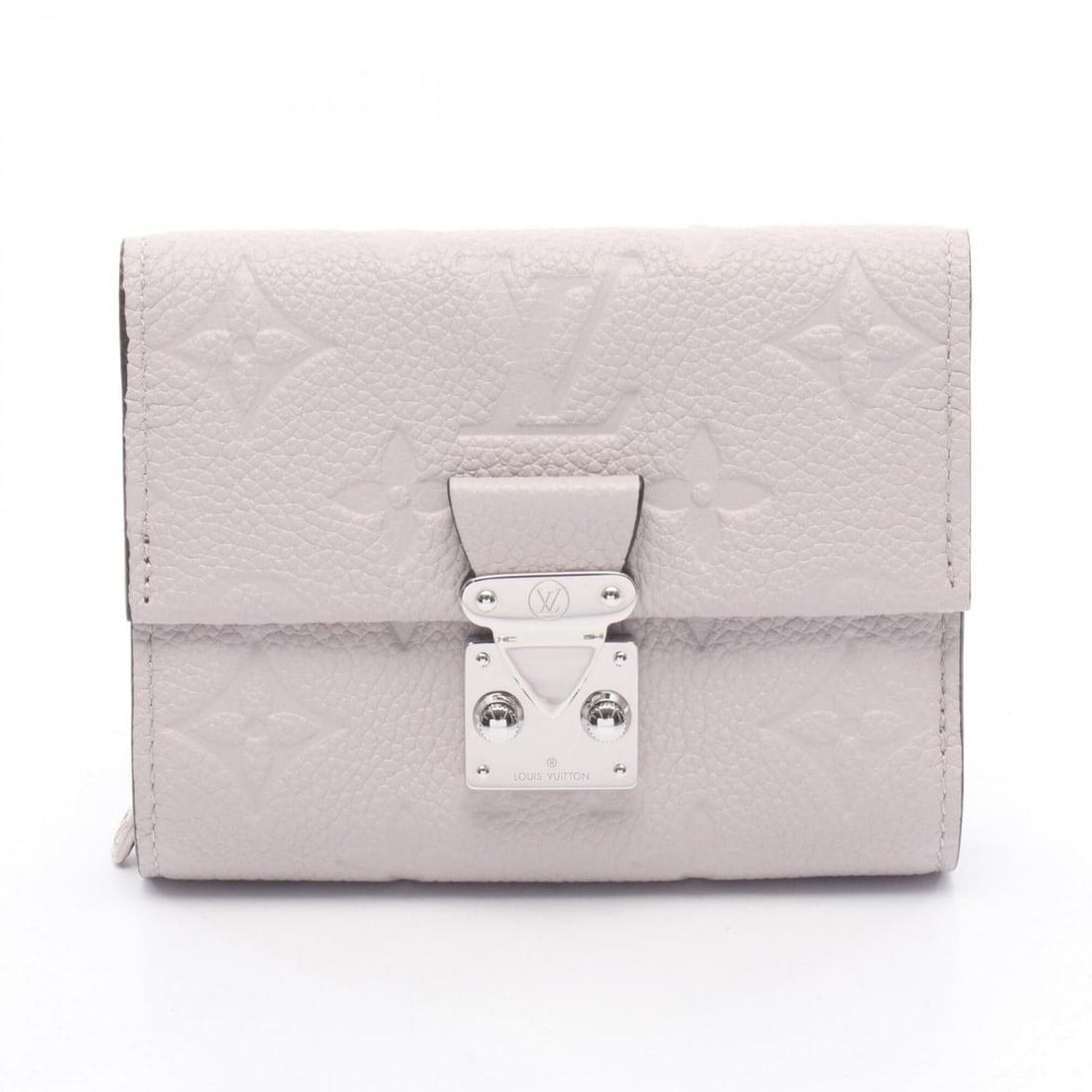Louis Vuitton Portefeuille Métis Compact Monogram Empreinte Tri-fold Wallet, Leather, Women's, Gray: --- Catalog ---Category: SizeSize (HxWxD): 9cm x 11cm x 3cm / 3.54'' x 4.33'' x 1.18''Category: DesignType: Wallet (tri-fold)Color: GrayGender: WomenMaterial: Leather Category: GeneralMPN: M13464Brand