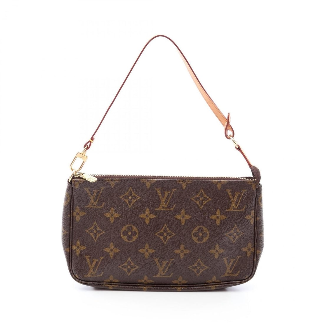 Louis Vuitton Pochette Accessoires Monogram Handbag, Coated Canvas Leather, Women's, Brown, M51980: --- Catalog ---Category: SizeSize (HxWxD): 13cm x 21cm x 3cm / 5.11'' x 8.26'' x 1.18''Category: DesignType: HandbagColor: BrownGender: WomenMaterial: PVC , Leather Category: GeneralMPN: M51980Brand: 