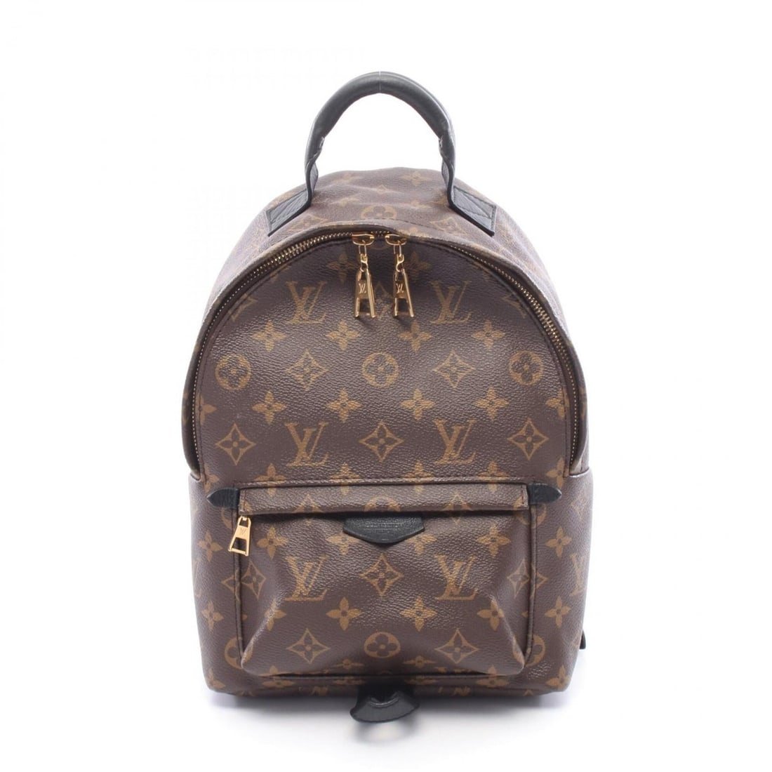 Louis Vuitton Palm Springs PM Monogram Backpack/Handbag, Coated Canvas and Leather, Women's,: --- Catalog ---Category: SizeSize (HxWxD): 29cm x 21cm x 9cm / 11.41'' x 8.26'' x 3.54''Category: DesignType: Backpack, HandbagColor: Black, BrownGender: WomenMaterial: PVC , Leather Category: General