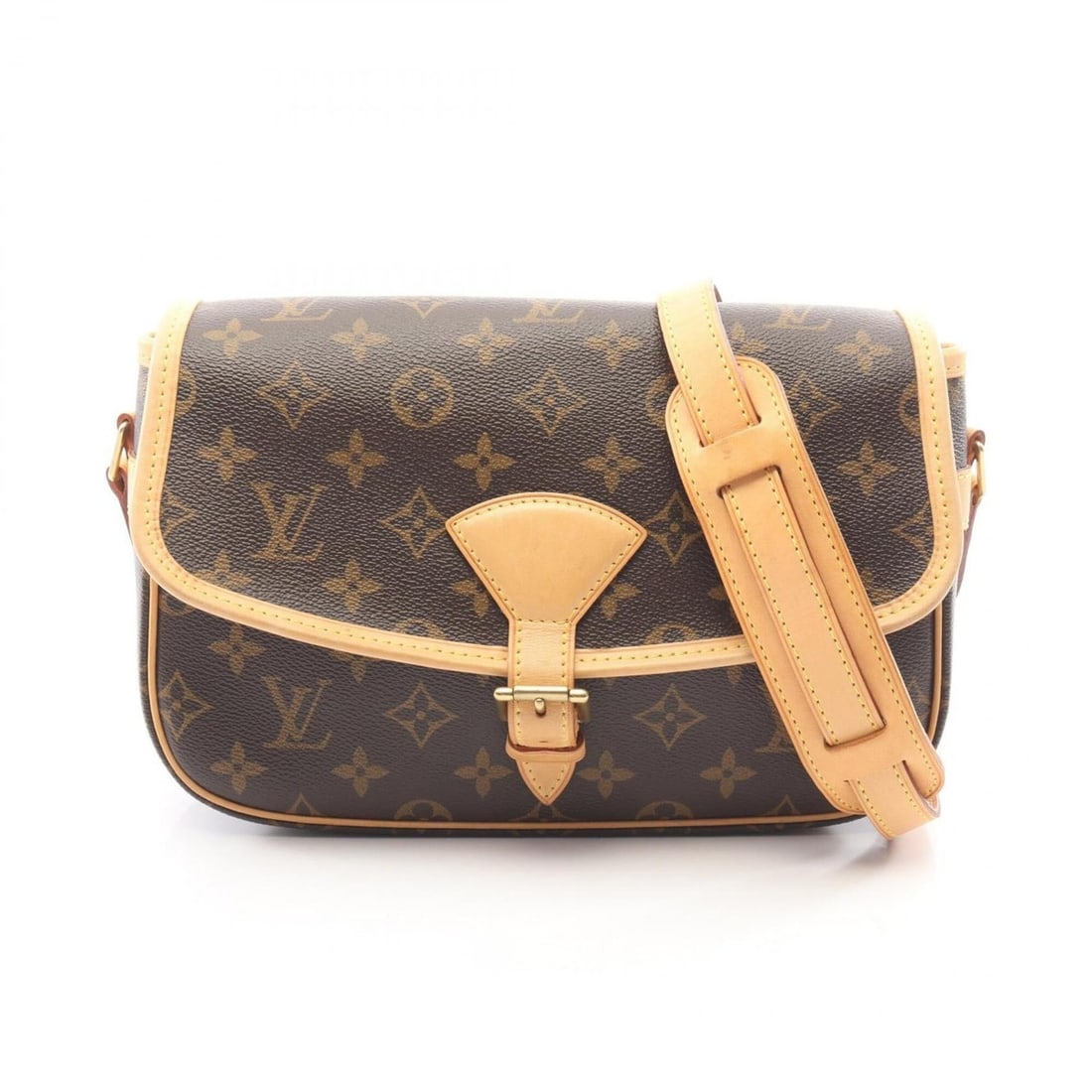 Louis Vuitton Sologne Monogram Shoulder Bag/Handbag, Coated Canvas and Leather, Women's, Brown, (1 of 11)