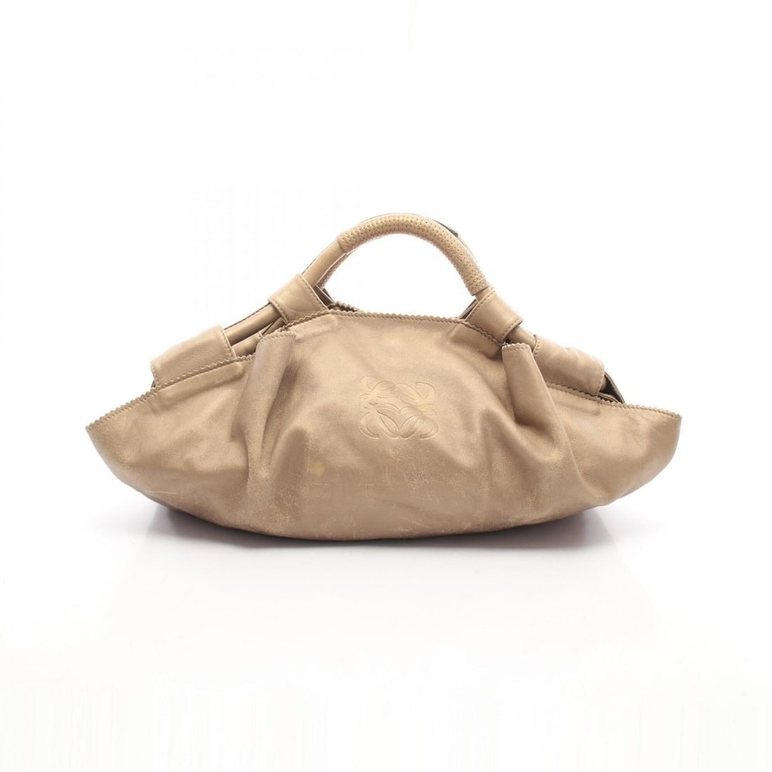 Loewe Nappa Aire Handbag, Leather, Women's, Gold Tone: --- Catalog ---Category: SizeSize (HxWxD): 19cm x 42cm x 19cm / 7.48'' x 16.53'' x 7.48''Category: DesignType: HandbagColor: GoldGender: WomenMaterial: Leather Category: GeneralBrand: Loewe--- Item Li