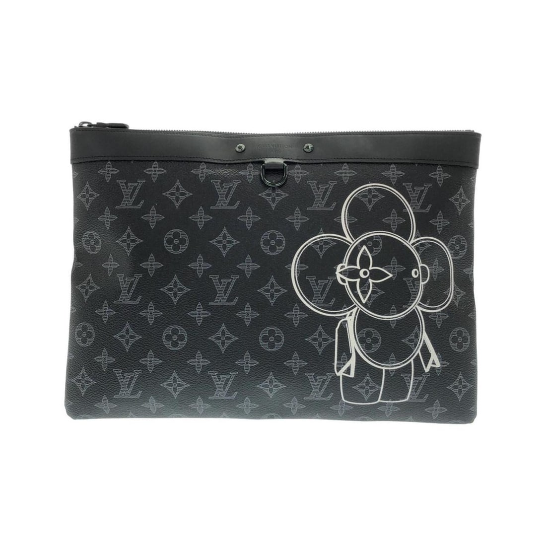 Louis Vuitton Monogram Eclipse Pochette Apollo M62904 Handbag: --- Catalog ---Category: SizeSize (HxWxD): 26cm x 36cm x 1cm / 10.23'' x 14.17'' x 0.39''Category: DesignType: Handbag, PochetteColor: BlackGender: Women,MenMaterial: Coated canvas , Leather
