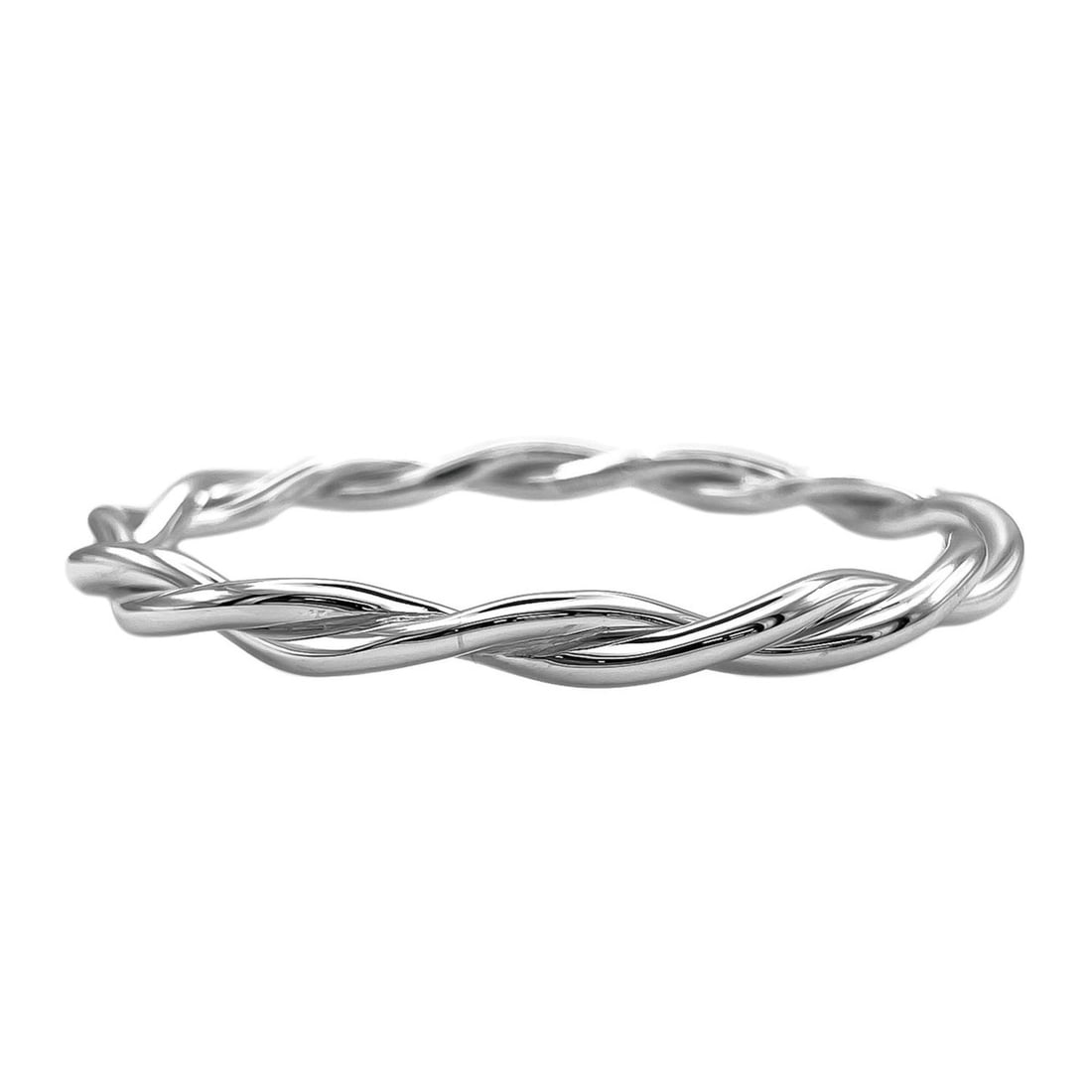 TIFFANY&Co. Twist Bangle SV925 Silver Women's: --- Catalog ---Category: SizeLength: 20cm / 7.87''Category: DesignType: BangleColor: SilverGender: WomenMaterial: Silver 925Category: GeneralBrand: Tiffany--- Item List ---Section: ConditionRanking: R