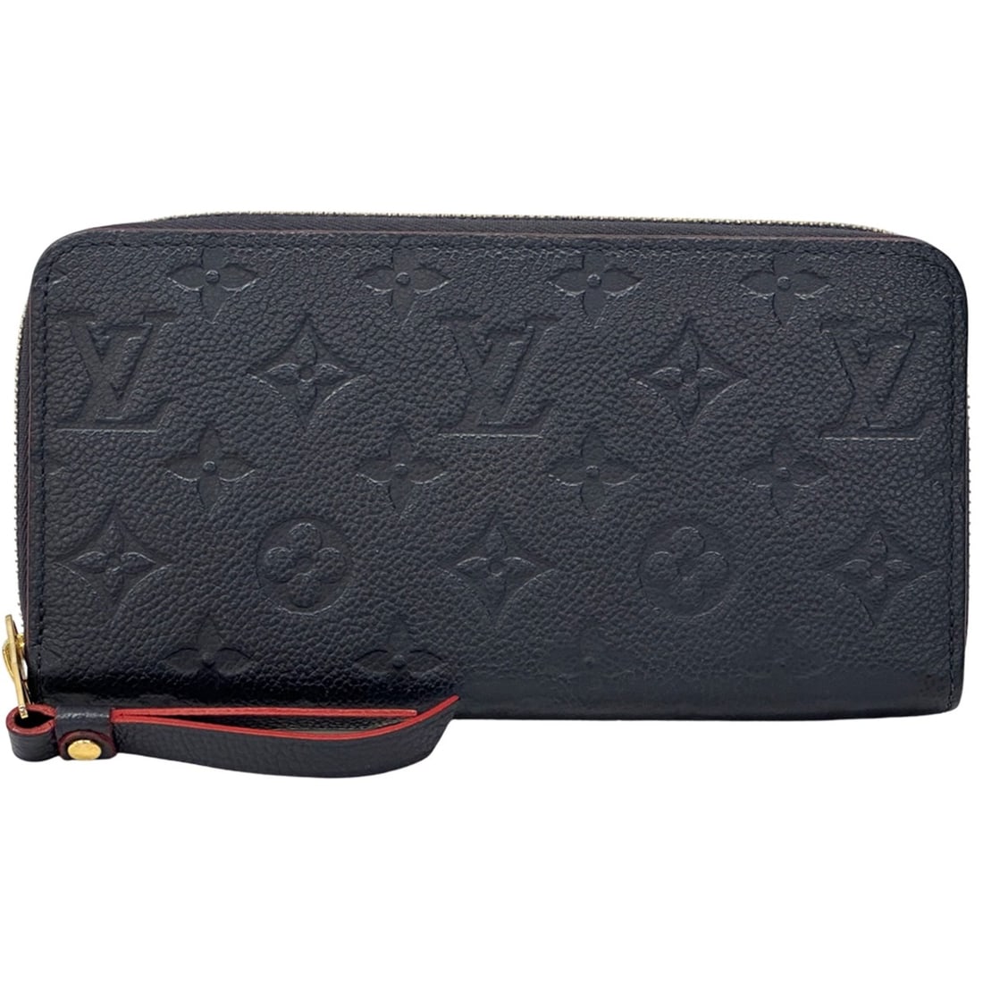 Louis Vuitton LOUIS VUITTON Monogram Empreinte Women's Long Wallet Zippy Marine Rouge Navy M62121: --- Catalog ---Category: SizeSize (HxWxD): 9.5cm x 19.5cm x 2.5cm / 3.74'' x 7.67'' x 0.98''Category: DesignType: Long wallet (bi-fold)Color: Marine rouge, Monogram, NavyGender: WomenMaterial: Monogra