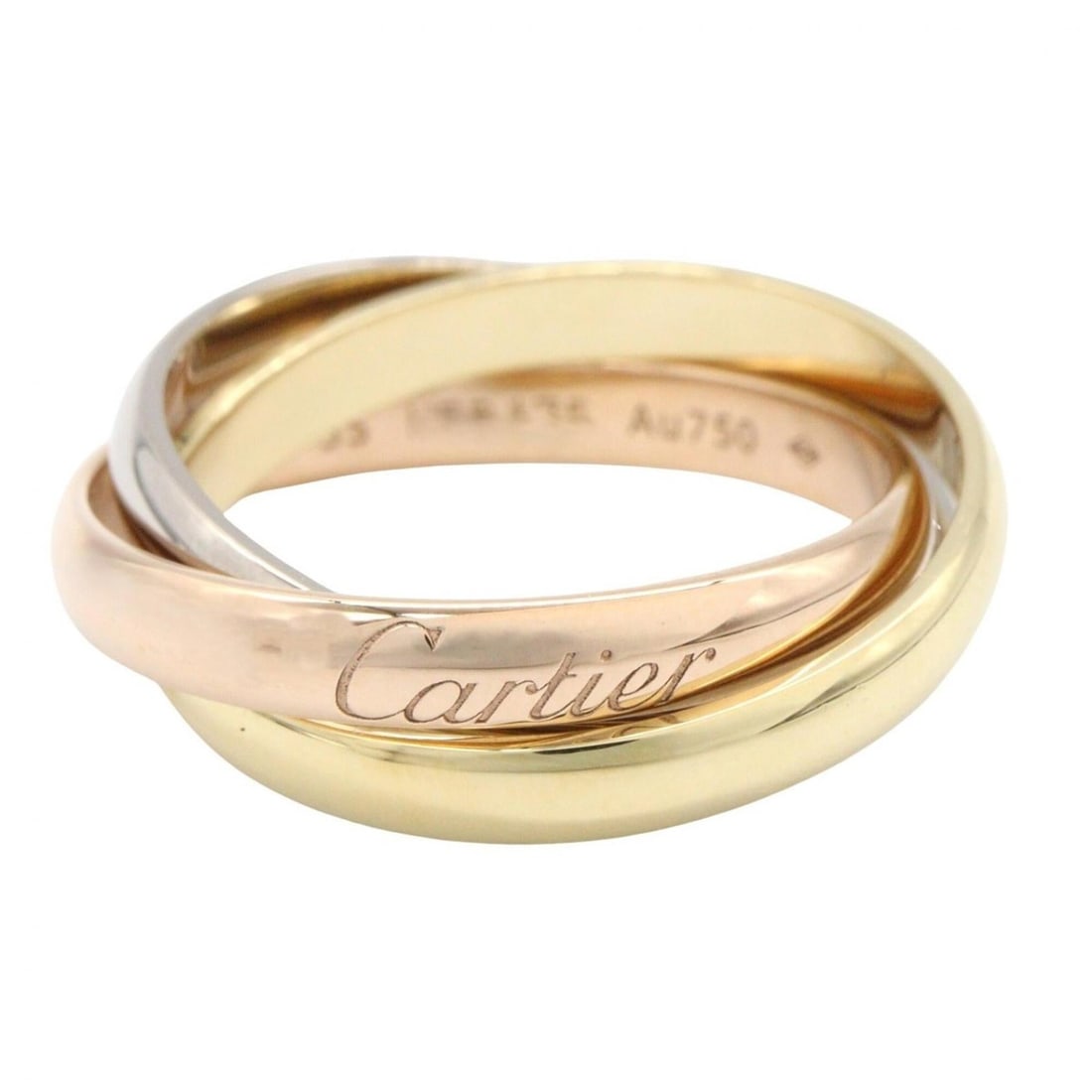 Cartier Trinity Ring - Ring/Finger Jewelry 18K (Yellow Gold), 18KWG (White 18KPG (Pink Gold) Women's: --- Catalog ---Category: SizeJP Size: 14.5US Size: 7Category: DesignType: Band ringColor: Gold, SilverGender: WomenMaterial: Pink gold (18K), White gold (18K), Yellow gold (18K)Category: GeneralBrand: