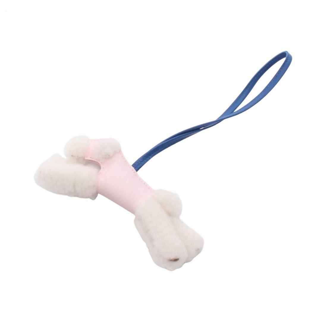 Hermes Buddy Charm Rose Darling Blue France Accessory Sheepskin Agneau Milo Women's Pink White: --- Catalog ---Category: DesignType: Handbag charmColor: Blue, Pink, WhiteGender: WomenMaterial: Agneau Milo, LeatherLeather/Fur Type: MoutonCategory: GeneralBrand: HermesCountry of Origin: France--- 