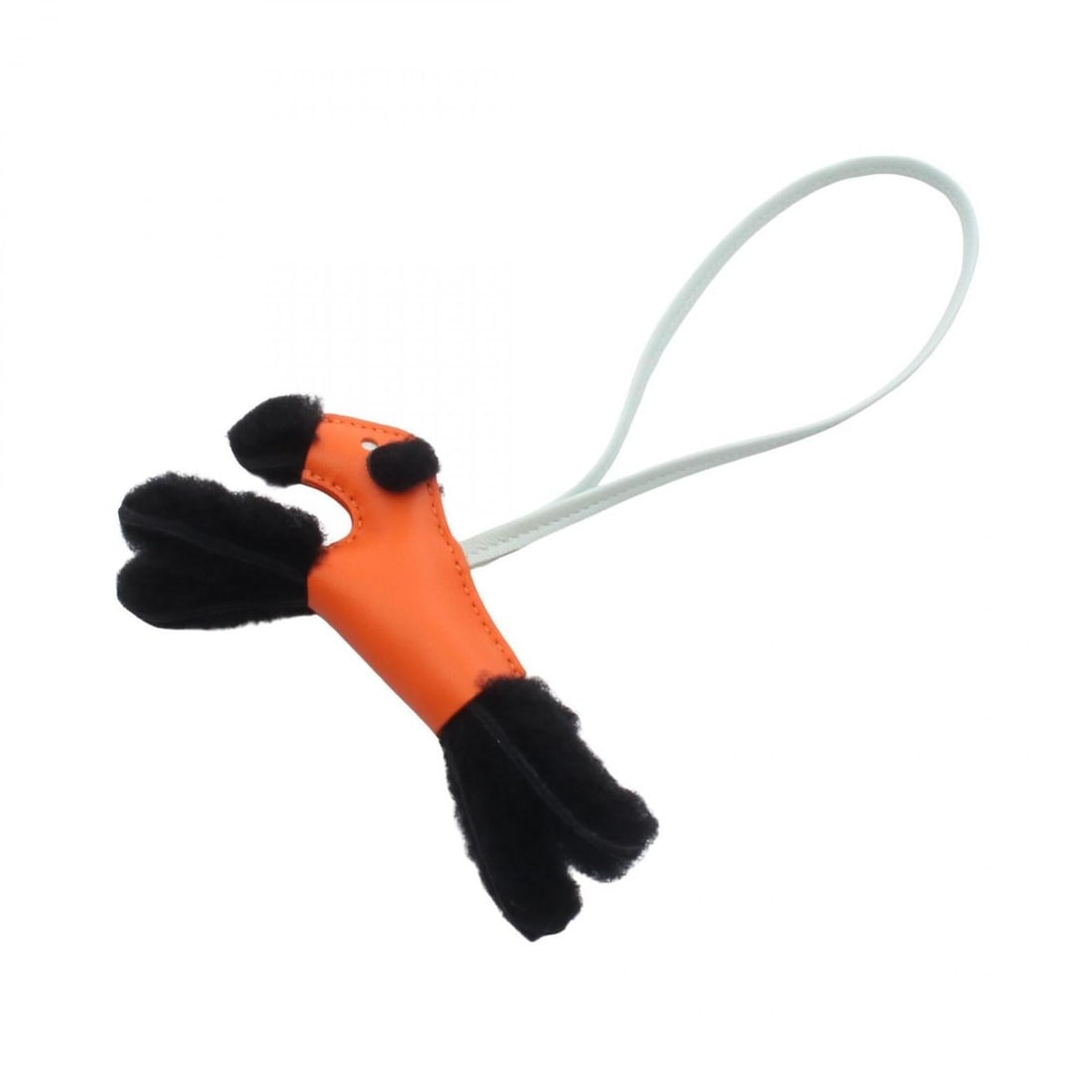 Hermes Buddy Charm Feu Vert Peppermint Accessory Sheepskin Agneau Milo Women's Orange Green Black: --- Catalog ---Category: DesignType: Handbag charmColor: Black, Green, OrangeGender: WomenMaterial: Agneau Milo, LeatherLeather/Fur Type: MoutonCategory: GeneralBrand: Hermes--- Item List ---Section: 