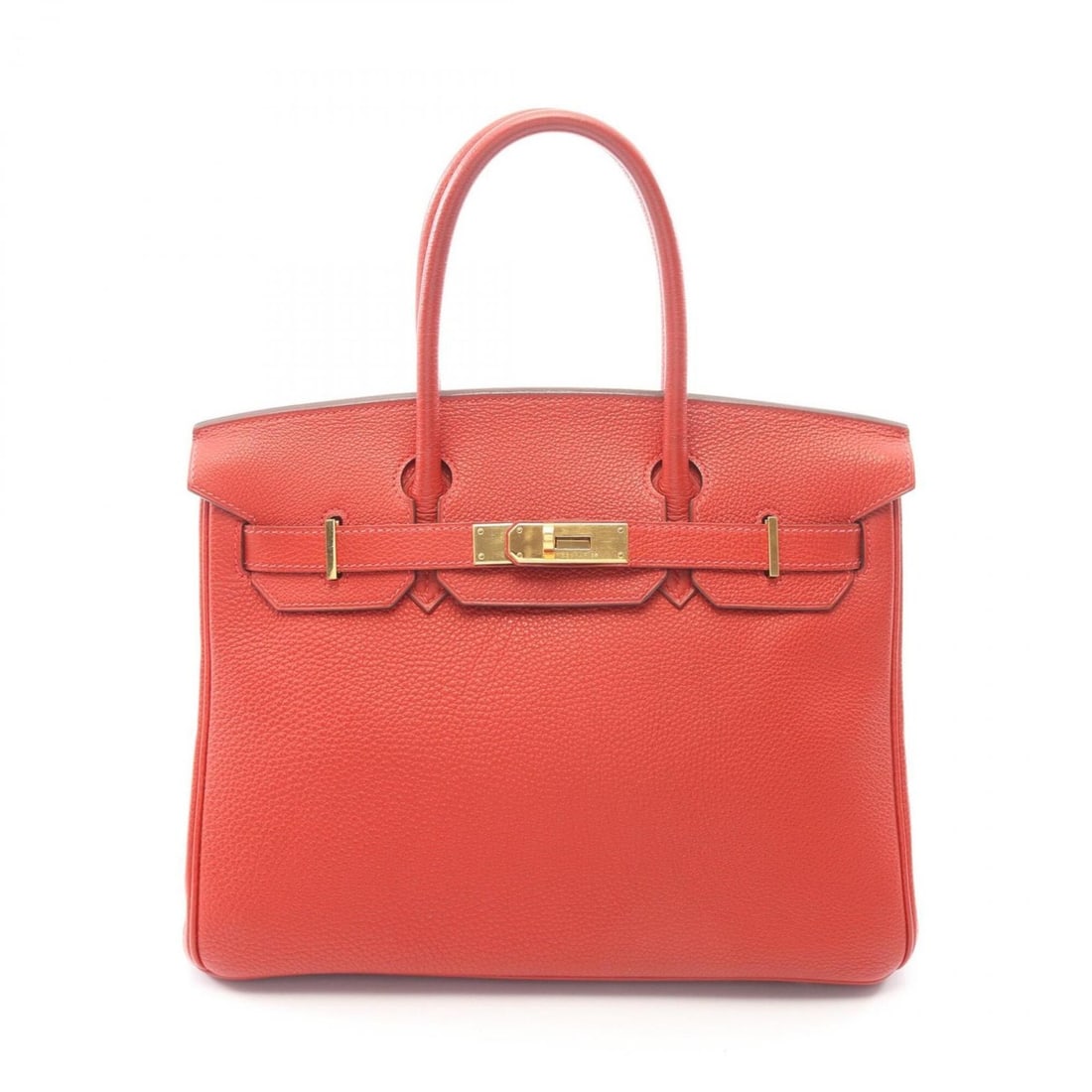 Hermes Birkin 30 Rouge Vif Handbag, Togo Leather, Women's, Red, 027633CC: --- Catalog ---Category: SizeSize (HxWxD): 24cm x 30cm x 15cm / 9.44'' x 11.81'' x 5.9''Category: DesignType: HandbagColor: Red colorGender: WomenMaterial: Togo leather Hardware Color: GoldCategory: G