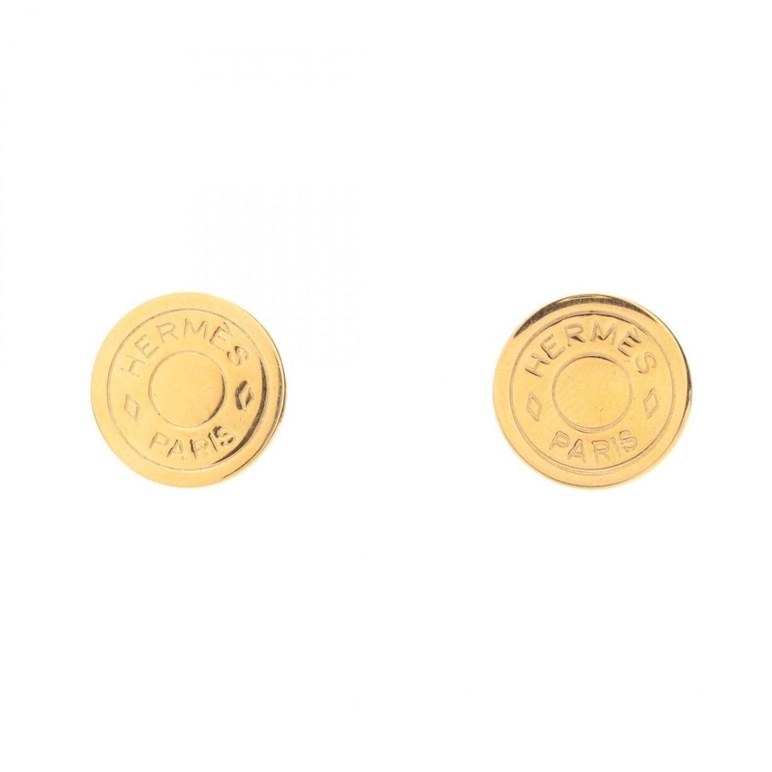 Hermes HERMES Sellier Earrings Jewelry GP (Gold Plated) Women's Gold Tone: --- Catalog ---Category: SizeSize (HxWxD): 20.00mm x 20.00mm / 0.79'' x 0.79''Category: DesignType: Clip earringsColor: GoldGender: WomenMaterial: Gold platingCategory: GeneralBrand: Hermes--- Item Li