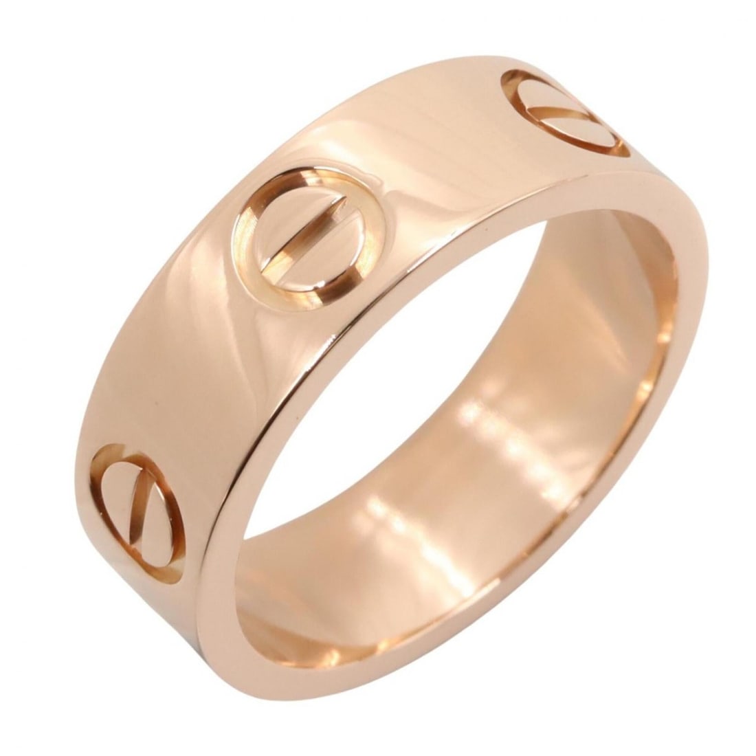 Cartier Love Ring, 18K Pink Gold (PG), Women's, Tone, B4084800: --- Catalog ---Category: SizeJP Size: 7.5US Size: 4Category: DesignType: Band ringColor: GoldGender: WomenMaterial: Pink gold (18K)Category: GeneralMPN: B4084800Brand: Cartier--- Item List ---Section: