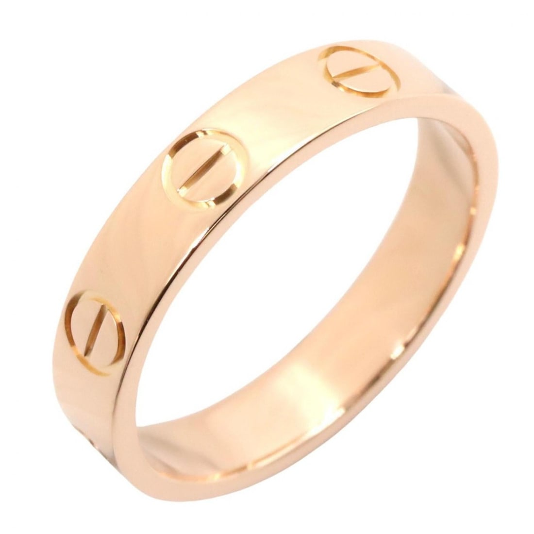 Cartier Mini Love Ring, 18K Pink Gold (PG), Women's Tone, B4085200: --- Catalog ---Category: SizeJP Size: 7.5US Size: 4Category: DesignType: Band ringColor: GoldGender: WomenMaterial: Pink gold (18K)Category: GeneralMPN: B4085200Brand: Cartier--- Item List ---Section: