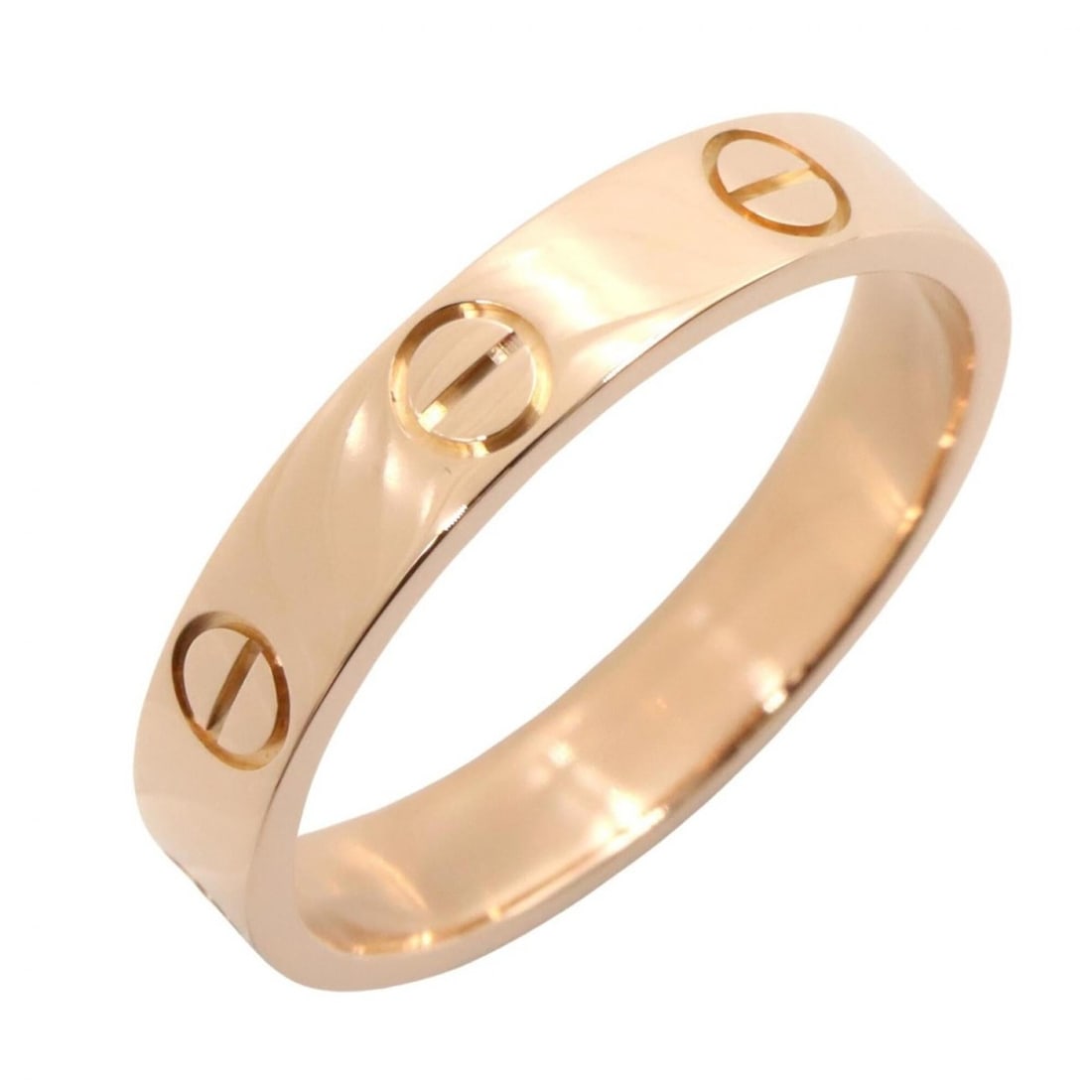Cartier Mini Love Ring, 18K Pink Gold (PG), Women's Tone, B4085200: --- Catalog ---Category: SizeJP Size: 11.5US Size: 6Category: DesignType: Band ringColor: GoldGender: WomenMaterial: Pink gold (18K)Category: GeneralMPN: B4085200Brand: Cartier--- Item List ---Section