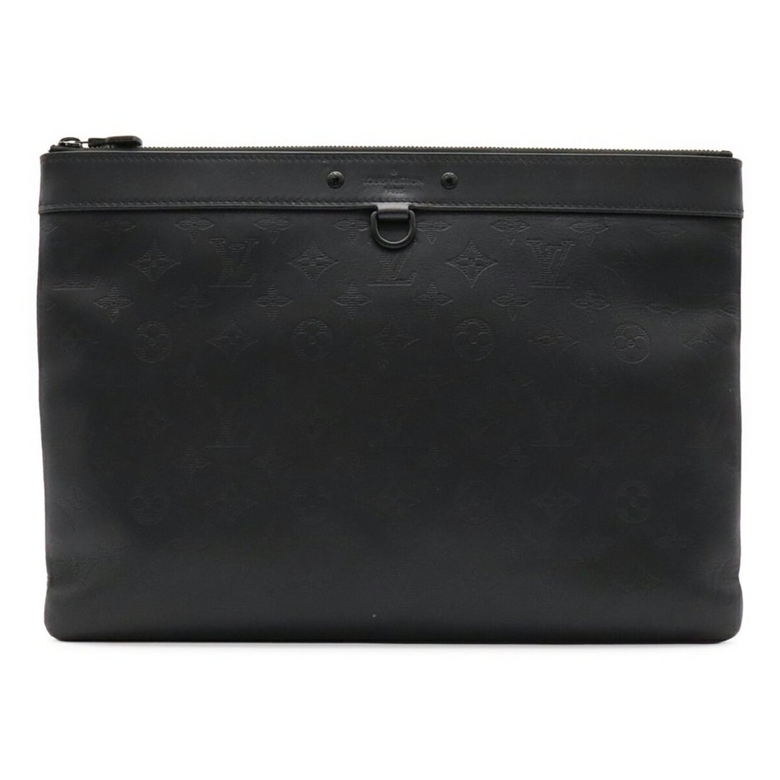 LOUIS VUITTON Louis Vuitton Monogram Shadow Pochette Discovery Clutch Bag Second M62903: --- Catalog ---Category: SizeSize (HxWxD): 25.5cm x 36cm / 10.03'' x 14.17''Category: DesignType: Clutch bag, PochetteColor: BlackGender: WomenMaterial: Monogram Shadow Category: GeneralMPN: M62903Bra