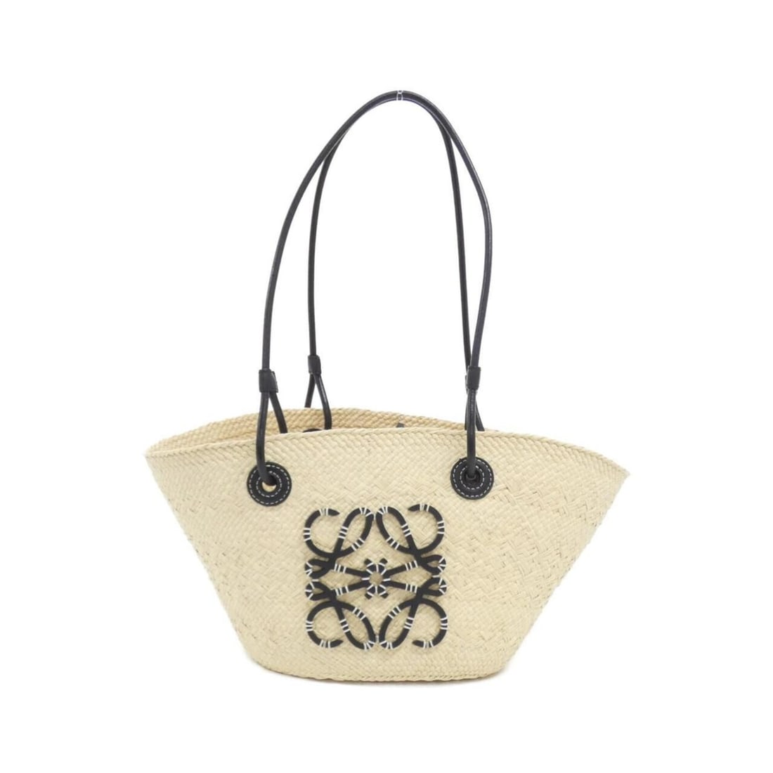 Loewe Anagram Basket Handbag Small A223P65X01: --- Catalog ---Category: SizeSize (HxWxD): 18cm x 19cm x 13cm / 7.08'' x 7.48'' x 5.11''Category: DesignType: Basket, HandbagColor: BlackGender: Women,MenMaterial: Leather Leather/Fur Type: CalfskinCa