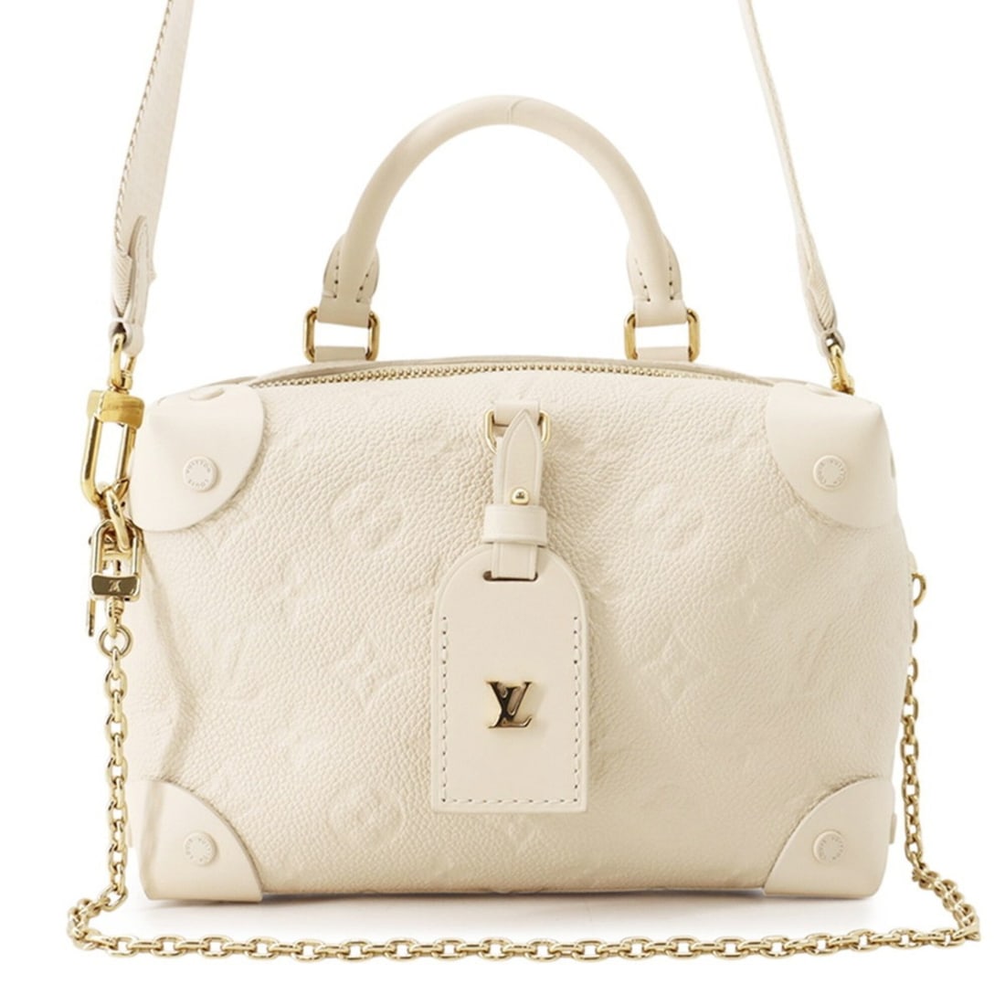 Louis Vuitton Monogram Empreinte Petite Malle Souple M45394 2-way Shoulder Bag Handbag for Women (1 of 19)