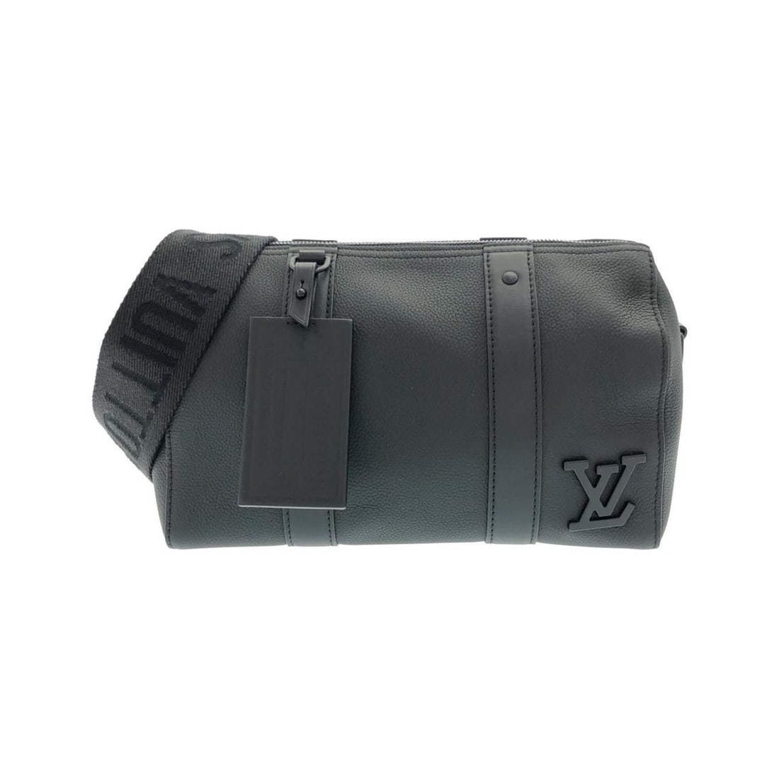 Louis Vuitton LV Aerogram City Keepall M59255 Shoulder Bag: --- Catalog ---Category: SizeSize (HxWxD): 17cm x 27cm x 12cm / 6.69'' x 10.62'' x 4.72''Category: DesignType: Shoulder bagColor: BlackGender: MenMaterial: Leather Leather/Fur Type: Calf leatherCatego