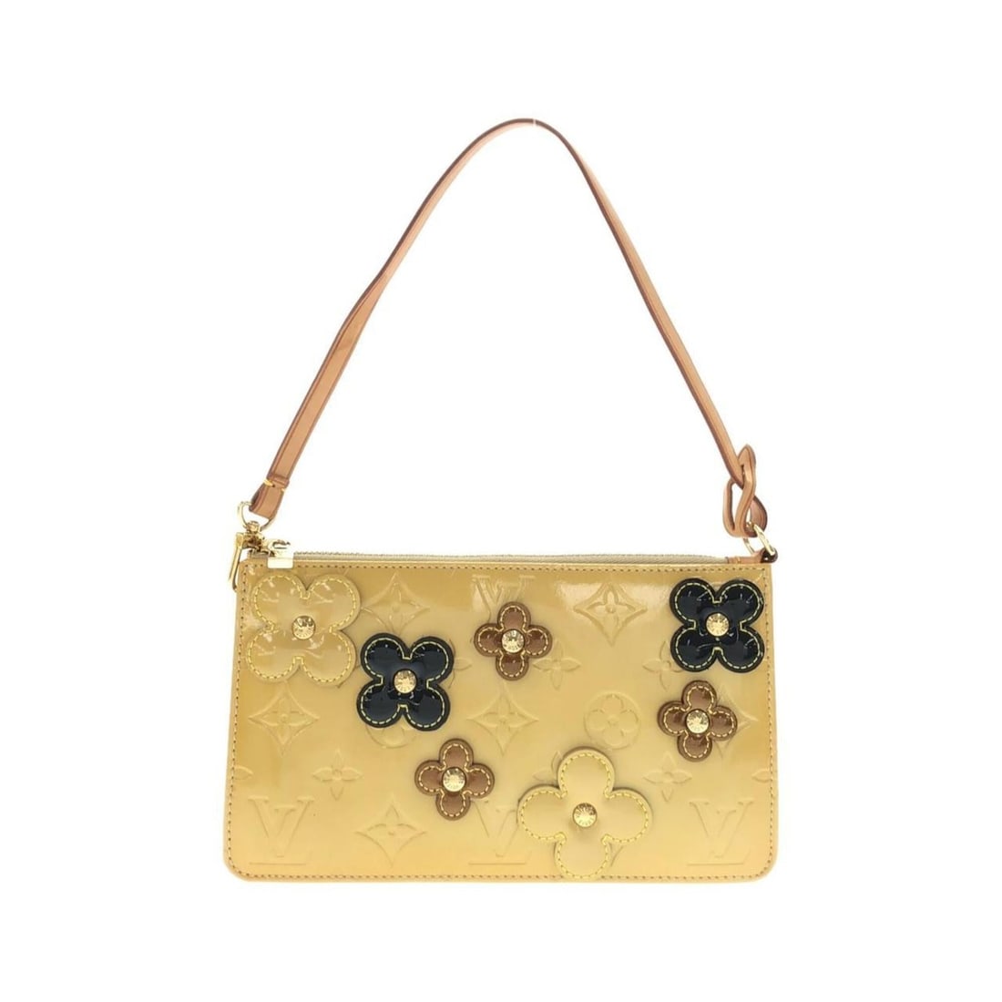 Louis Vuitton Vernis (Flower) Lexington M92246 Accessory Pouch: --- Catalog ---Category: SizeSize (HxWxD): 12cm x 20.5cm x 4cm / 4.72'' x 8.07'' x 1.57''Category: DesignType: PouchColor: BeigeGender: WomenMaterial: Vernis Hardware Color: GoldCategory: GeneralMPN: 