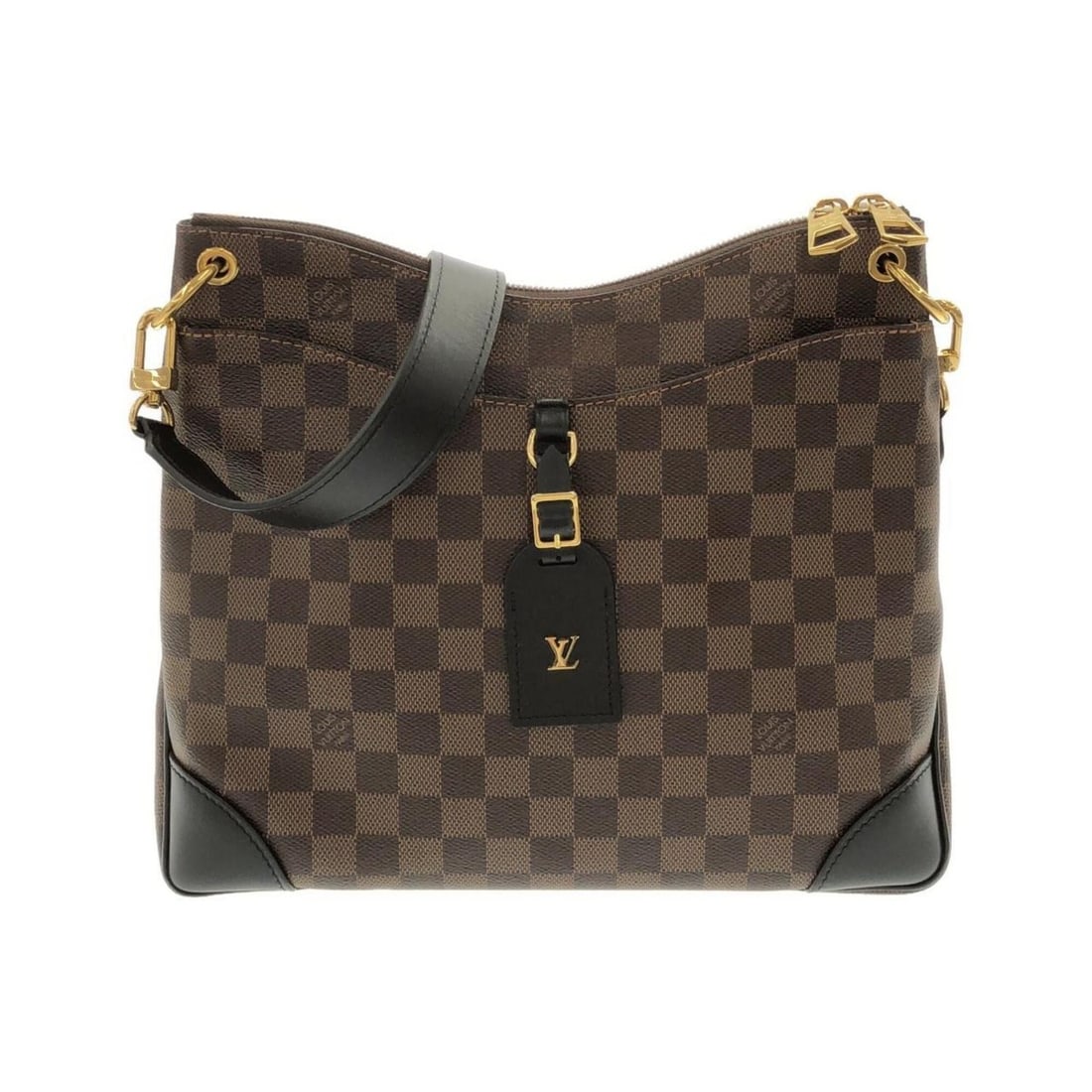 Louis Vuitton Damier Odeon MM N50062 Shoulder Bag: --- Catalog ---Category: SizeSize (HxWxD): 26cm x 30cm x 8.5cm / 10.23'' x 11.81'' x 3.34''Category: DesignType: Shoulder bagColor: EbeneGender: Men,WomenMaterial: Coated canvas Hardware Color: GoldCa