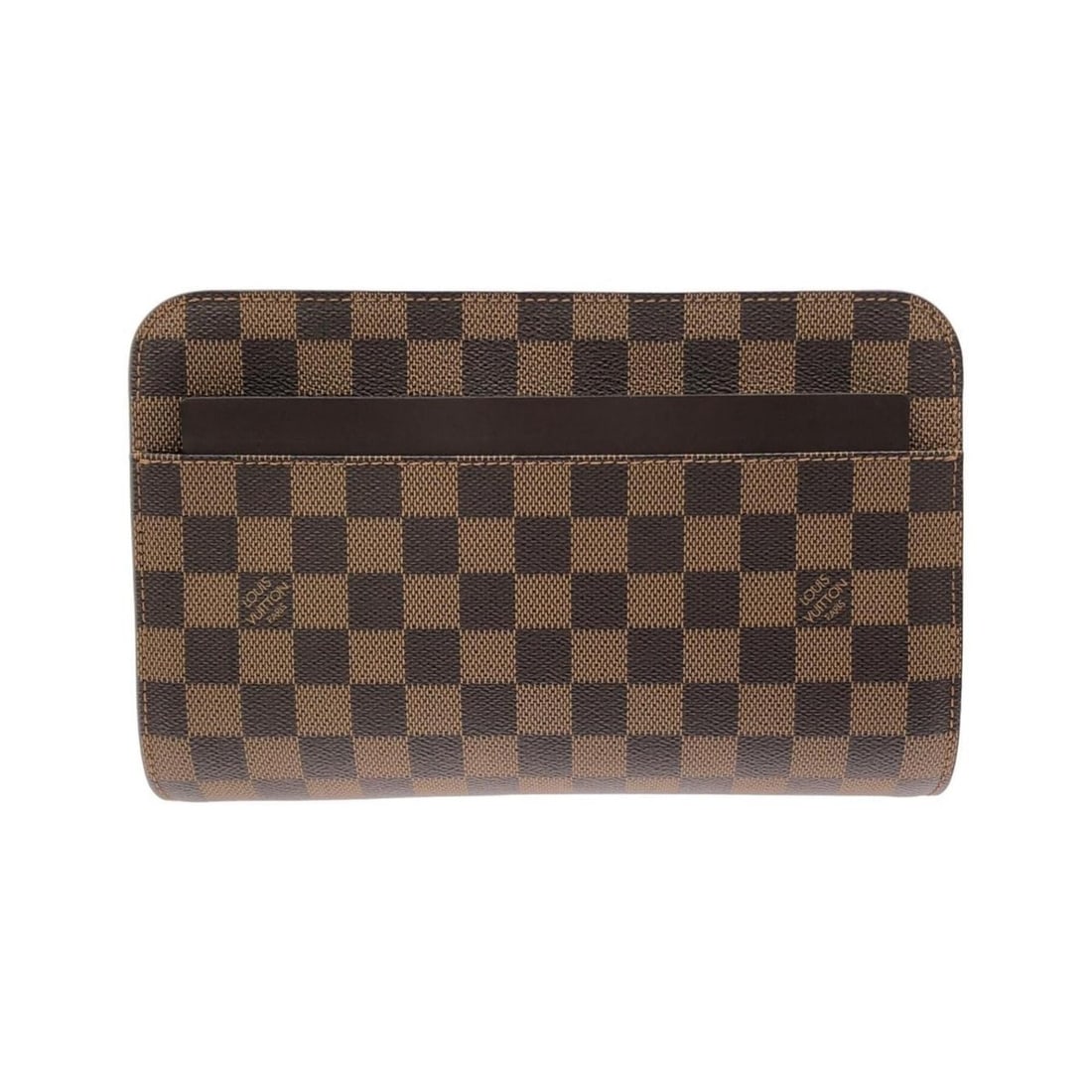 Louis Vuitton Damier Saint N51993 Second Bag: --- Catalog ---Category: SizeSize (HxWxD): 16cm x 25cm x 4cm / 6.29'' x 9.84'' x 1.57''Category: DesignType: Clutch bagColor: EbeneGender: Men,WomenMaterial: Coated canvas Hardware Color: GoldCategory