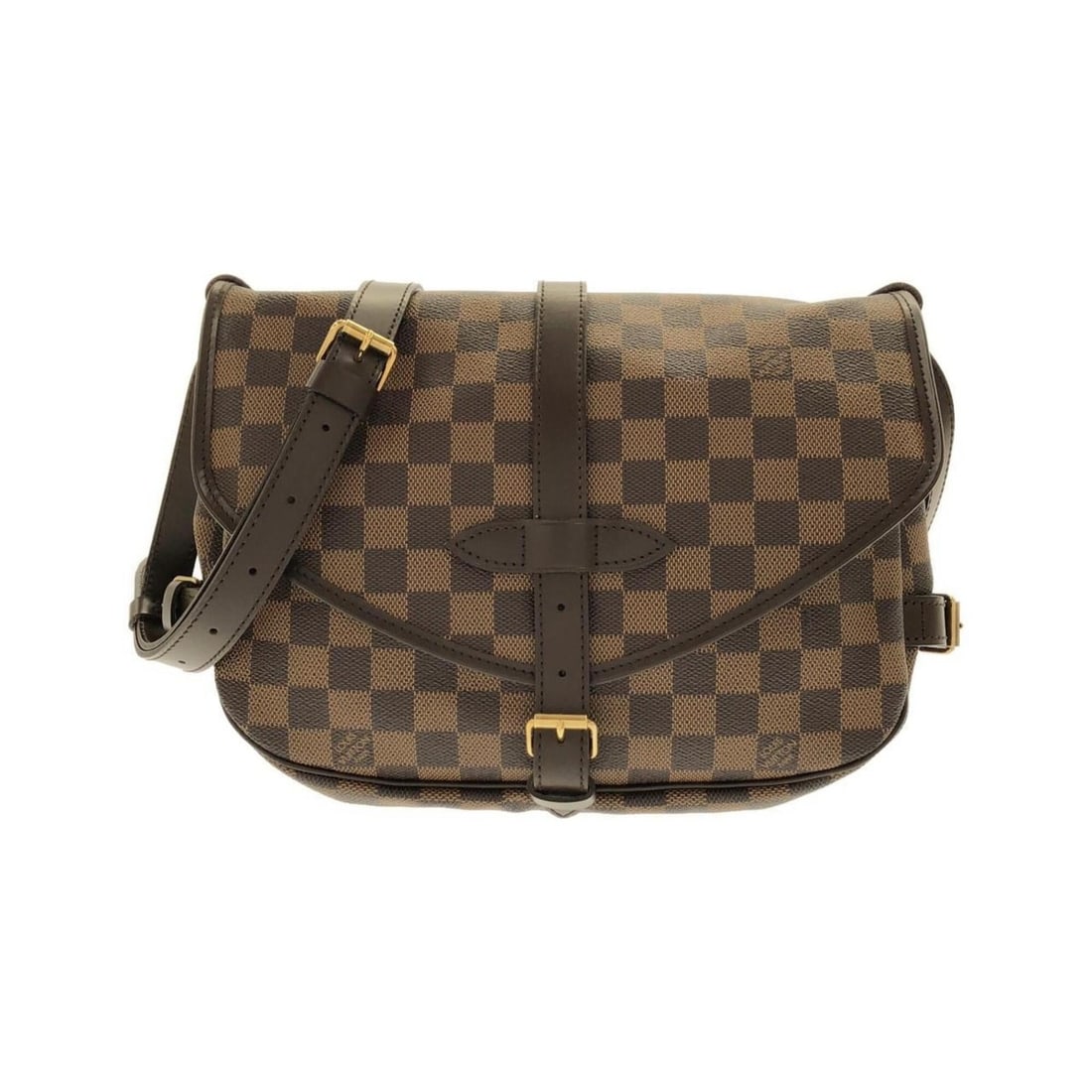 Louis Vuitton Damier Saumur 30cm N48081 Shoulder Bag: --- Catalog ---Category: SizeSize (HxWxD): 22cm x 28cm x 10cm / 8.66'' x 11.02'' x 3.93''Category: DesignType: Shoulder bagColor: EbeneGender: Men,WomenMaterial: Coated canvas Hardware Color: GoldCate