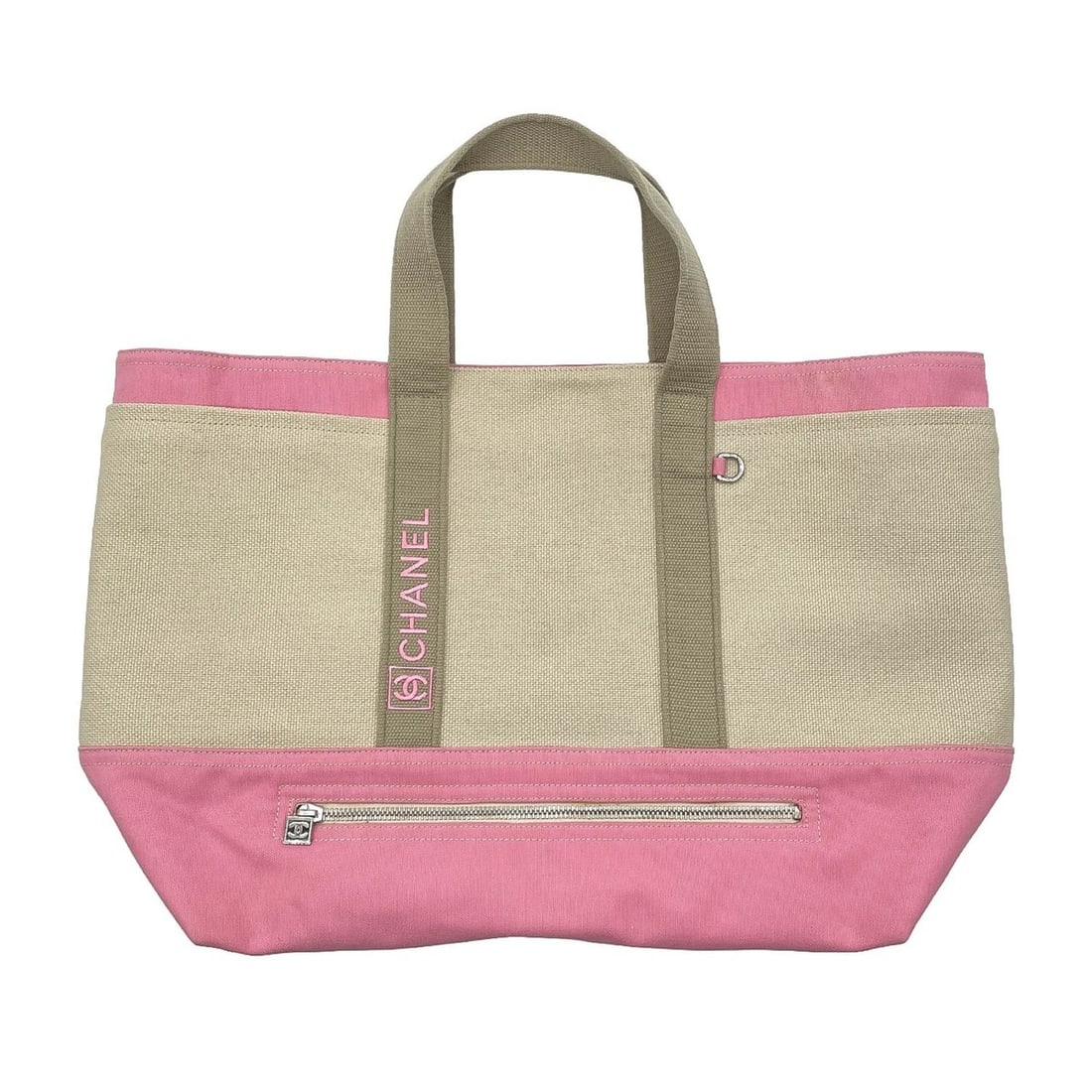 CHANEL Sport Line Logo Coco Mark Tote Bag, Canvas, Pink, Women's: --- Catalog ---Category: SizeSize (HxWxD): 36.5cm x 60cm x 18.5cm / 14.37'' x 23.62'' x 7.28''Category: DesignType: Tote bagColor: Beige, PinkGender: WomenMaterial: Canvas Category: GeneralBrand: Chan