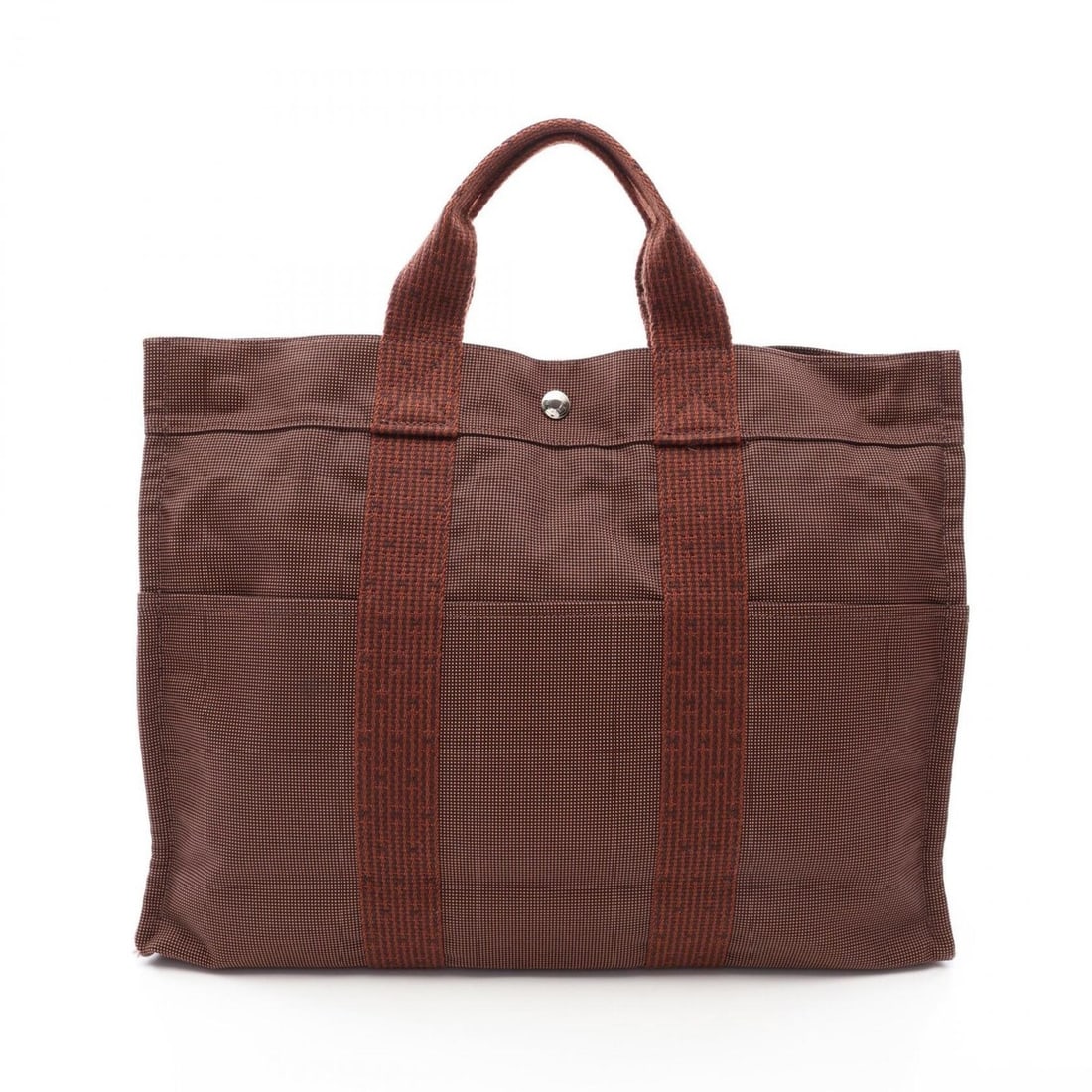 Hermes HERMES Herline MM Tote Bag Handbag Canvas Men's Women's Brown 100951M: --- Catalog ---Category: SizeSize (HxWxD): 32cm x 42cm x 11cm / 12.59'' x 16.53'' x 4.33''Category: DesignType: Handbag, Tote bagColor: BrownGender: Men,WomenMaterial: Canvas Category: GeneralMPN: 100