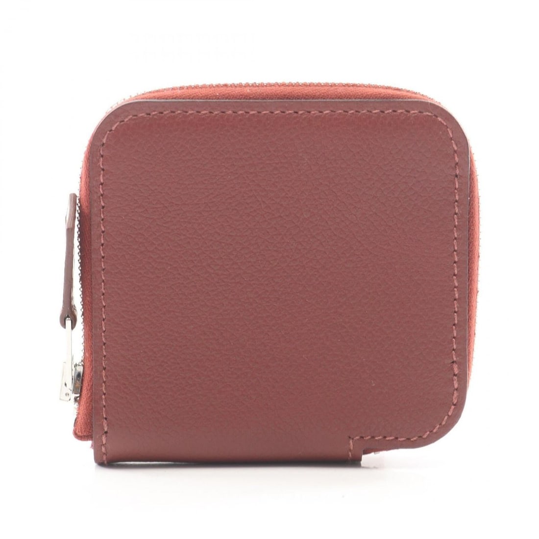 Hermes Azap Compact Mini Silk In Rouge H Wallet - Evercolor Series Women's Bordeaux: --- Catalog ---Category: SizeSize (HxWxD): 8cm x 8cm x 1.5cm / 3.14'' x 3.14'' x 0.59''Category: DesignType: Coin purse/coin caseColor: Bordeaux, Rouge HGender: WomenMaterial: Leather Category: Genera