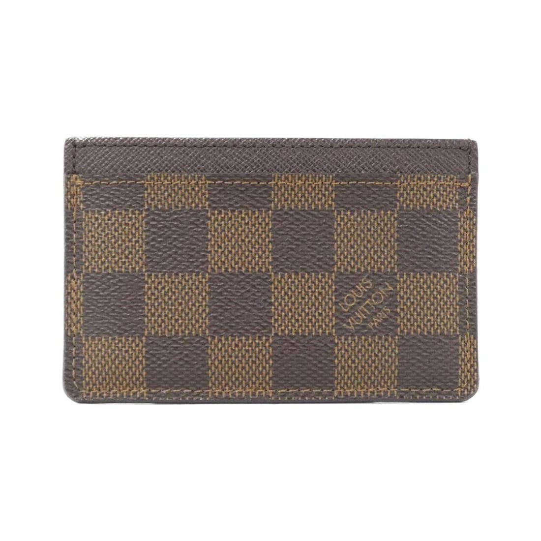 Louis Vuitton Damier Business Card Holder/Card Case Porte Cartes Simple N61722: --- Catalog ---Category: DesignType: Card caseColor: BrownMaterial: Coated canvas Category: GeneralMPN: N61722Brand: Louis VuittonCategory: Physical PropertiesSize (HxWxD): 7cm x 11cm / 2.75'' x 4.33'