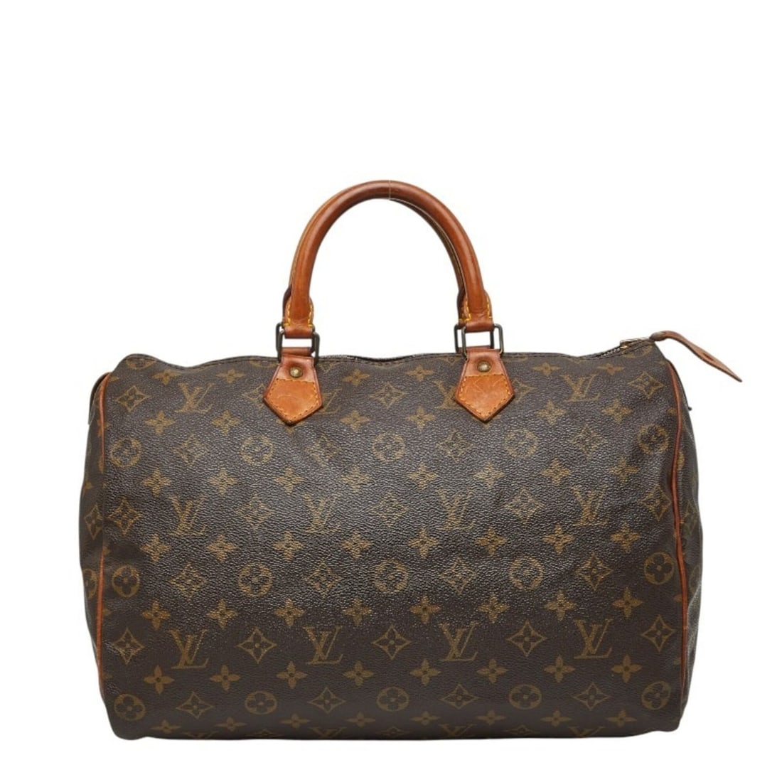 Louis Vuitton Monogram Speedy 35 Handbag Boston Bag Travel M41524 Brown Leather Women's LOUIS: --- Catalog ---Category: SizeSize (HxWxD): 22cm x 35cm x 18.5cm / 8.66'' x 13.77'' x 7.28''Category: DesignType: Boston bag, HandbagColor: BrownGender: WomenMaterial: PVC , Leather Category: GeneralMP