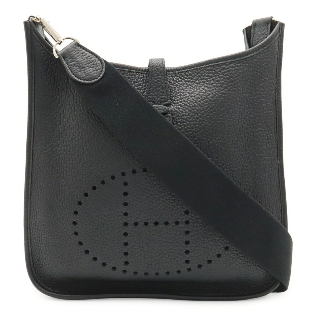 HERMES Evelyne I PM Shoulder Bag, Togo Leather, Black, ?I Stamp: --- Catalog ---Category: SizeSize (HxWxD): 28cm x 29cm x 8cm / 11.02'' x 11.41'' x 3.14''Category: DesignType: Shoulder bagColor: BlackGender: WomenMaterial: Leather Category: GeneralBrand: HermesCoun