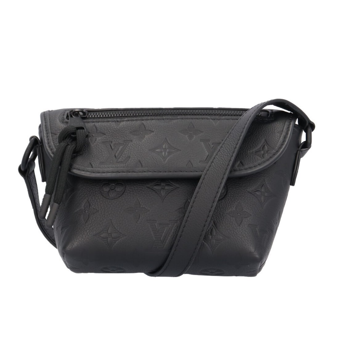 Louis Vuitton Pulse Wearable Wallet Monogram Shadow Shoulder Bag Leather M12636 Black Men's LOUIS: --- Catalog ---Category: SizeSize (HxWxD): 14cm x 15cm x 5cm / 5.51'' x 5.9'' x 1.96''Category: DesignType: Shoulder bagColor: BlackGender: MenMaterial: Monogram Shadow , Leather Category: GeneralBran