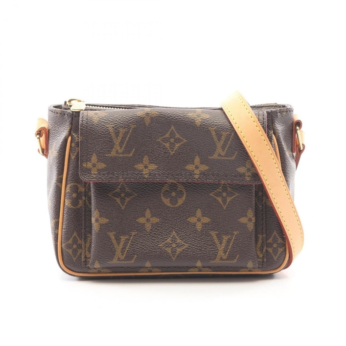 Louis Vuitton LOUIS VUITTON Vivacite PM Monogram Shoulder Bag Handbag Coated Canvas Leather Women's (1 of 13)