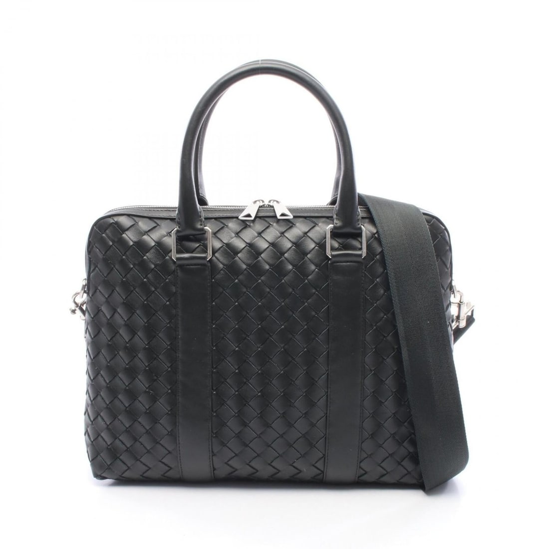 Bottega Veneta Intrecciato 2-Way Briefcase Handbag Leather Men's Green: --- Catalog ---Category: SizeSize (HxWxD): 31cm x 36cm x 7.5cm / 12.2'' x 14.17'' x 2.95''Category: DesignType: Briefcase, HandbagColor: GreenGender: MenMaterial: Intrecciato Category: GeneralBrand: B