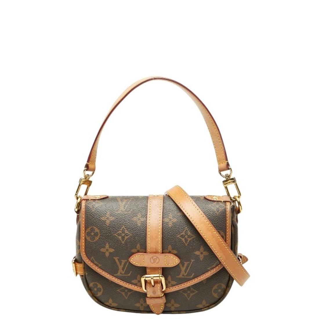 Louis Vuitton Monogram Saumur BB Handbag Shoulder Bag 2WAY M46740 Brown Leather Women's LOUIS: --- Catalog ---Category: SizeSize (HxWxD): 16cm x 19cm x 6cm / 6.29'' x 7.48'' x 2.36''Category: DesignType: Handbag, Shoulder bagColor: BrownGender: WomenMaterial: PVC , Leather Category: GeneralBran